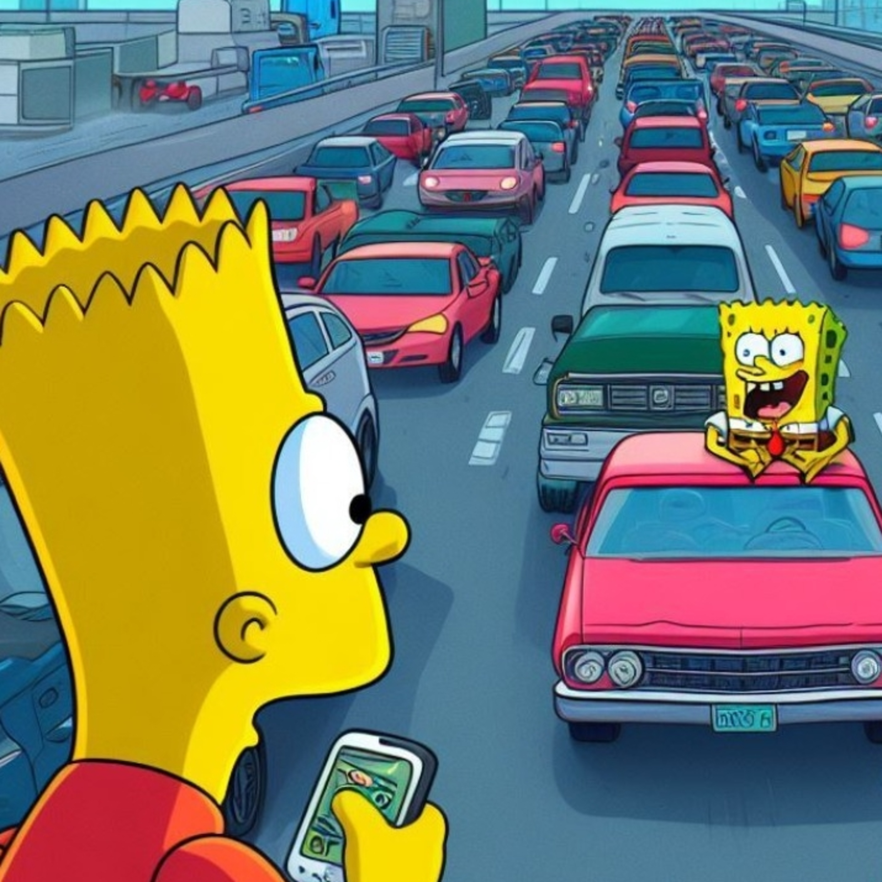 Bart interviews.