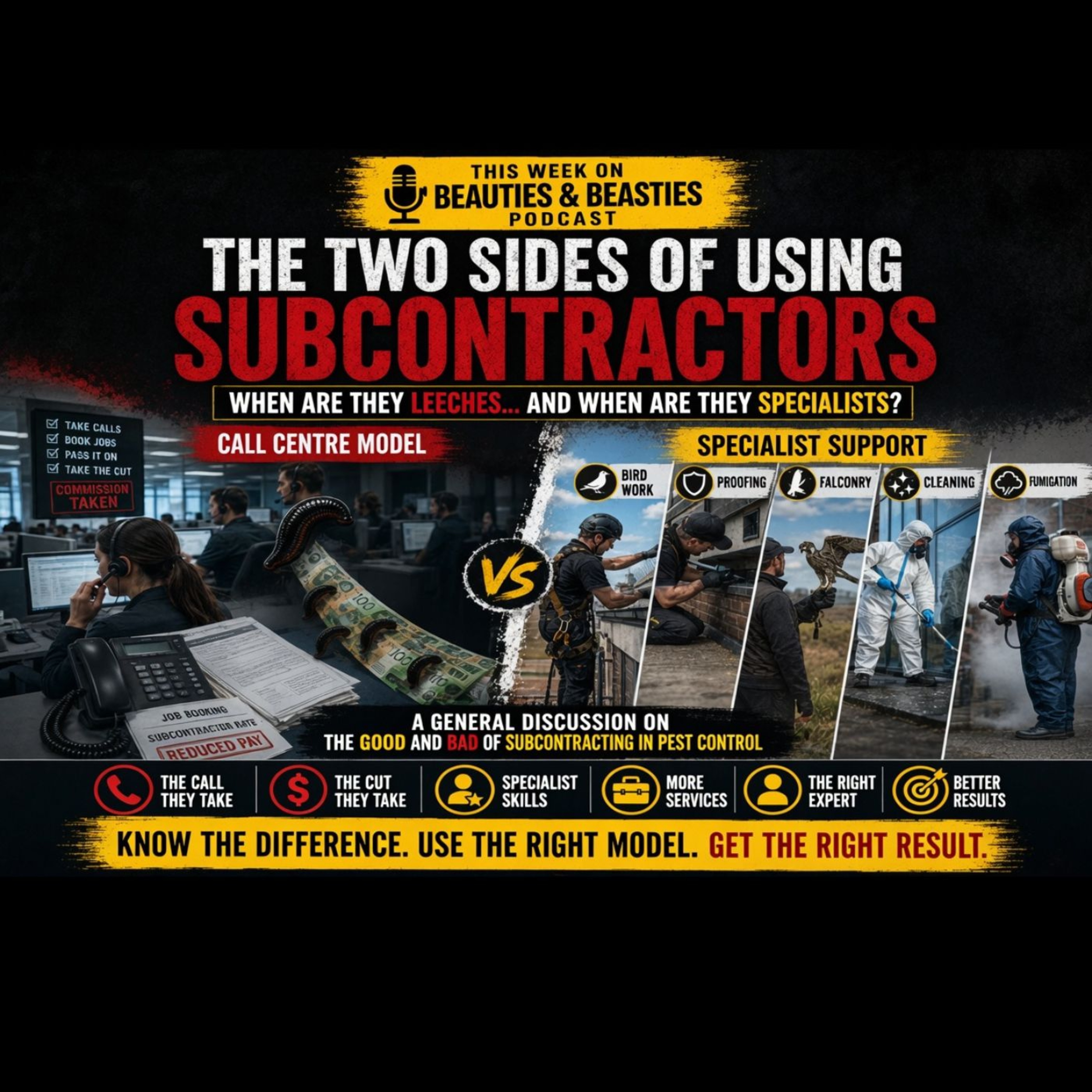 Subcontracting from both sides Leeches or benefit episode artwork