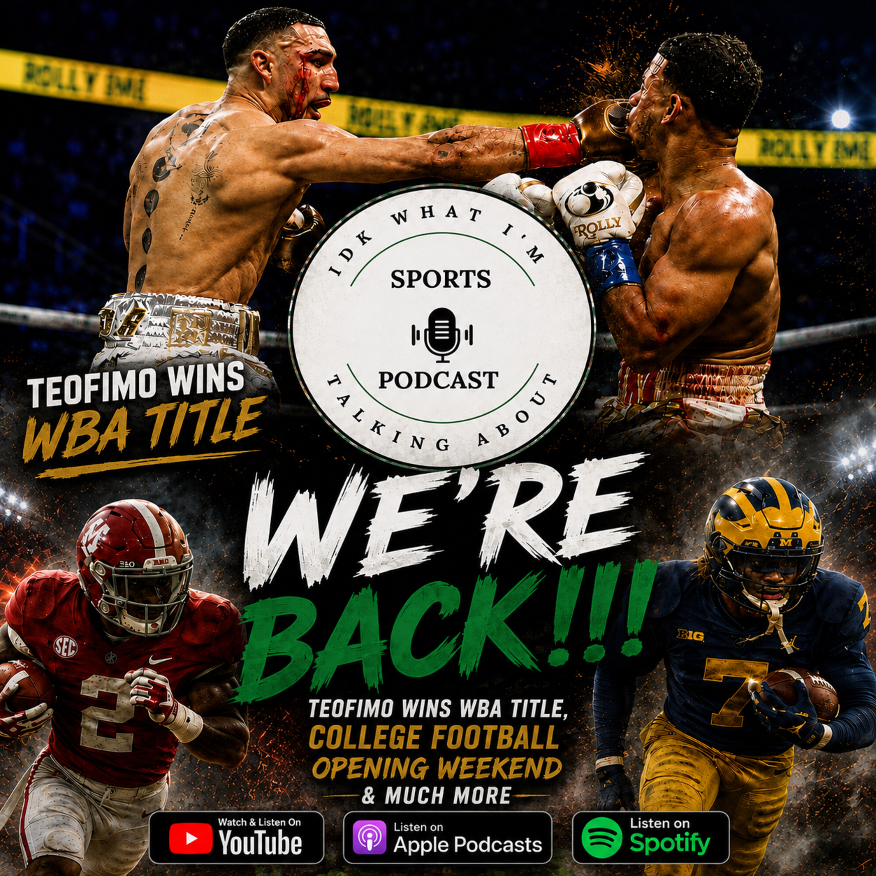 WE’RE BACK! Teofimo Makes History, College Football Returns & LSU Drama 👀🔥 episode artwork