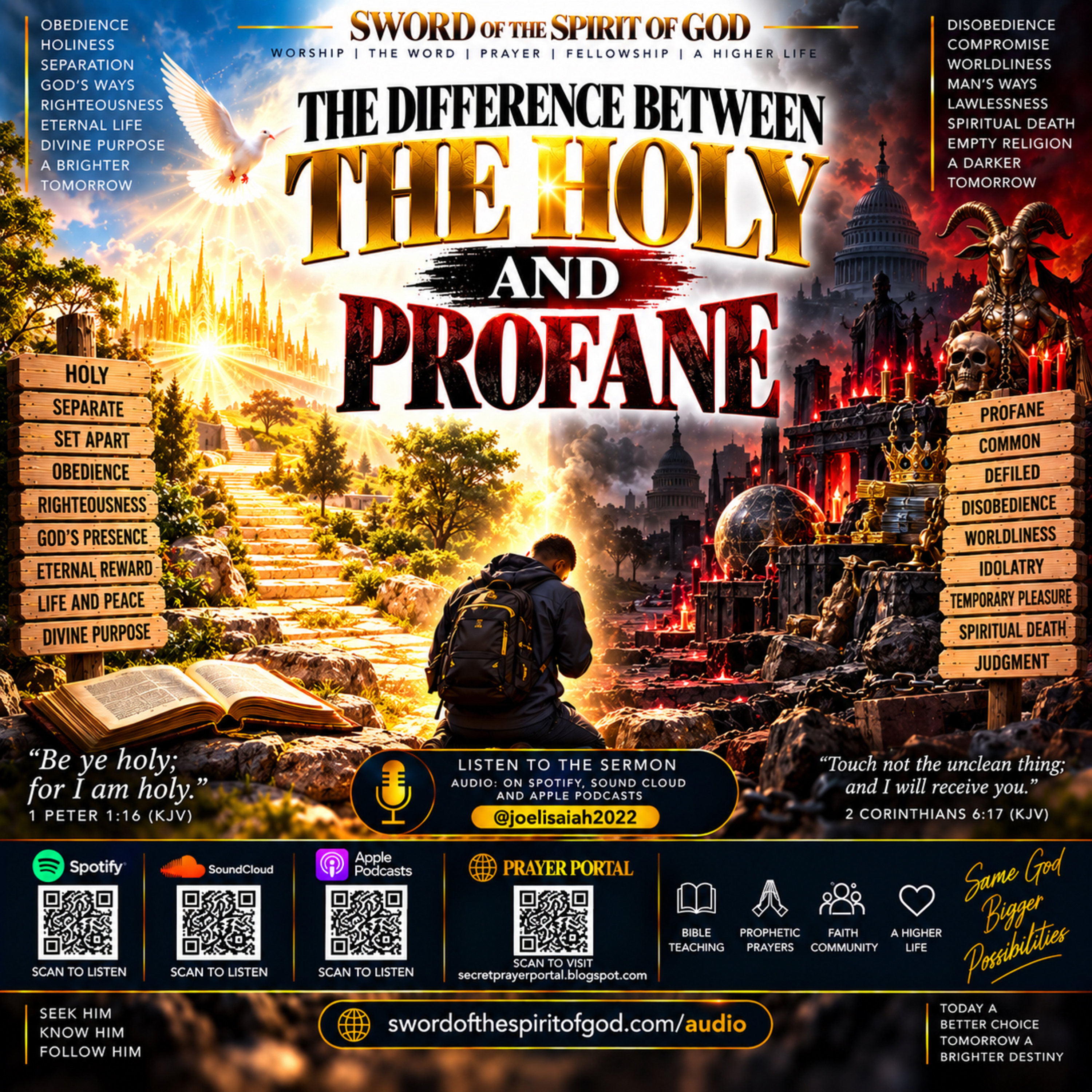 DIFFERENCE BETWEEN THE HOLY AND PROFANE- LIVE BIBLE STUDY episode artwork
