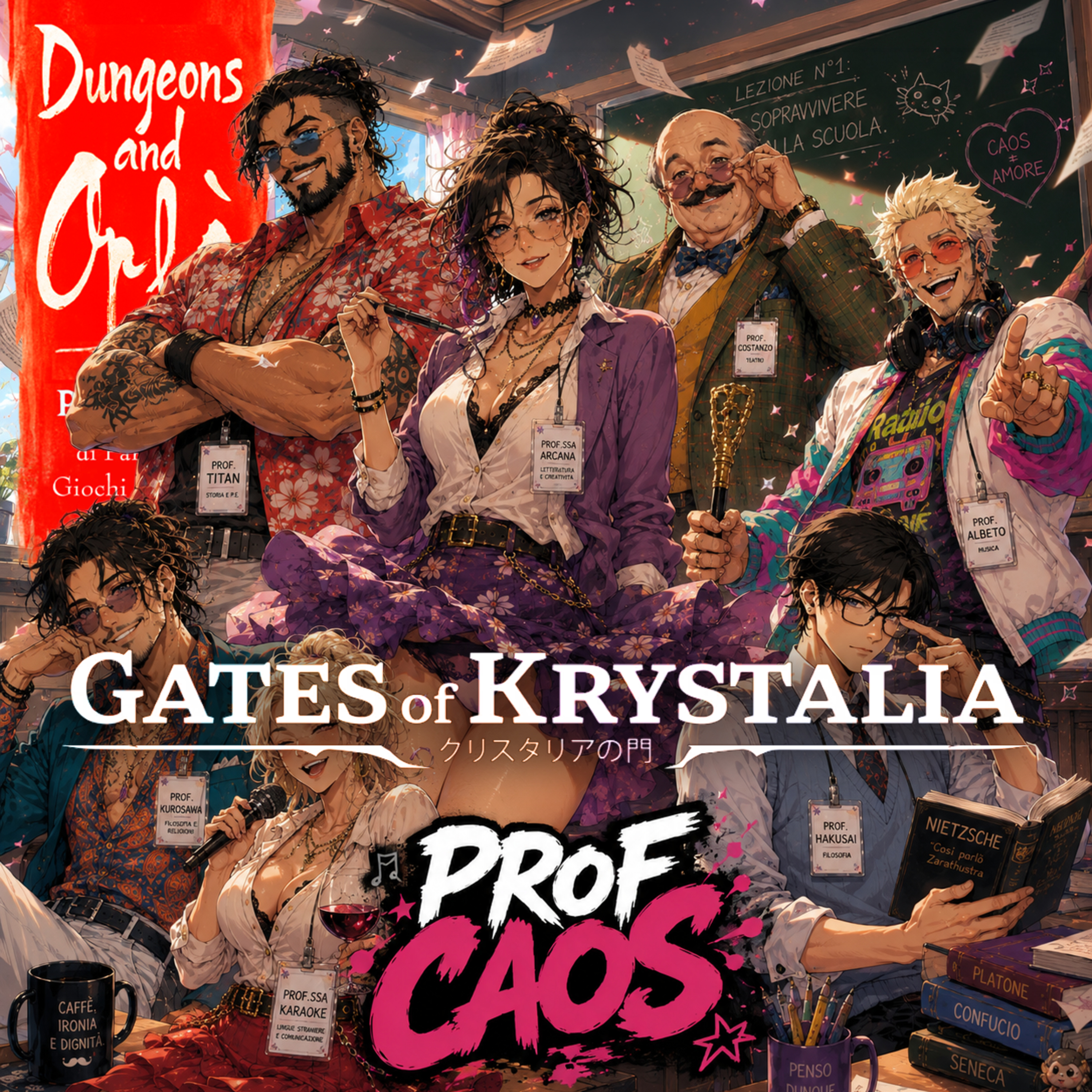 GoK - Gates Of Krystalia - Prof Caos - One Shot episode artwork