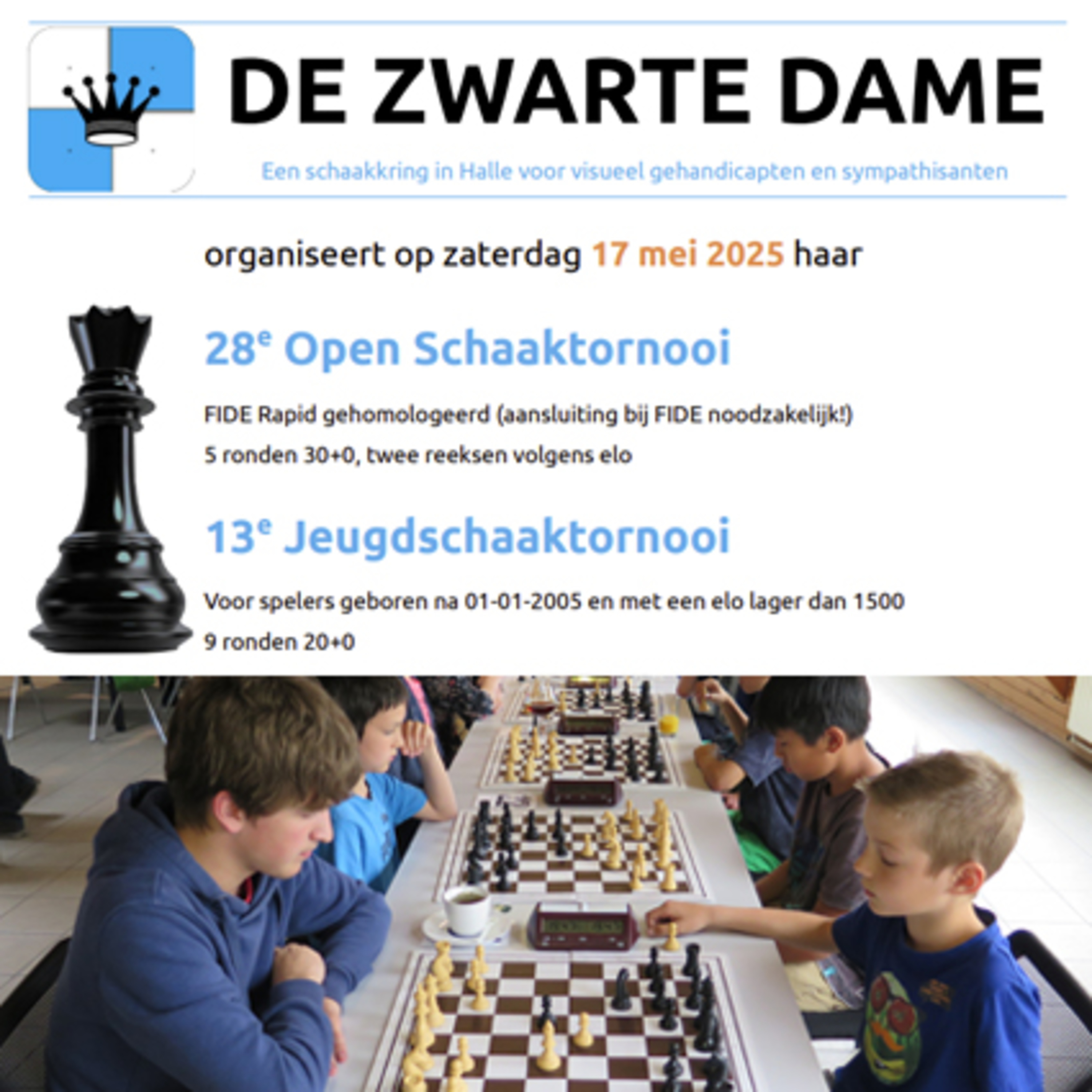 28ste open schaaktornooi van De Zwarte Dame