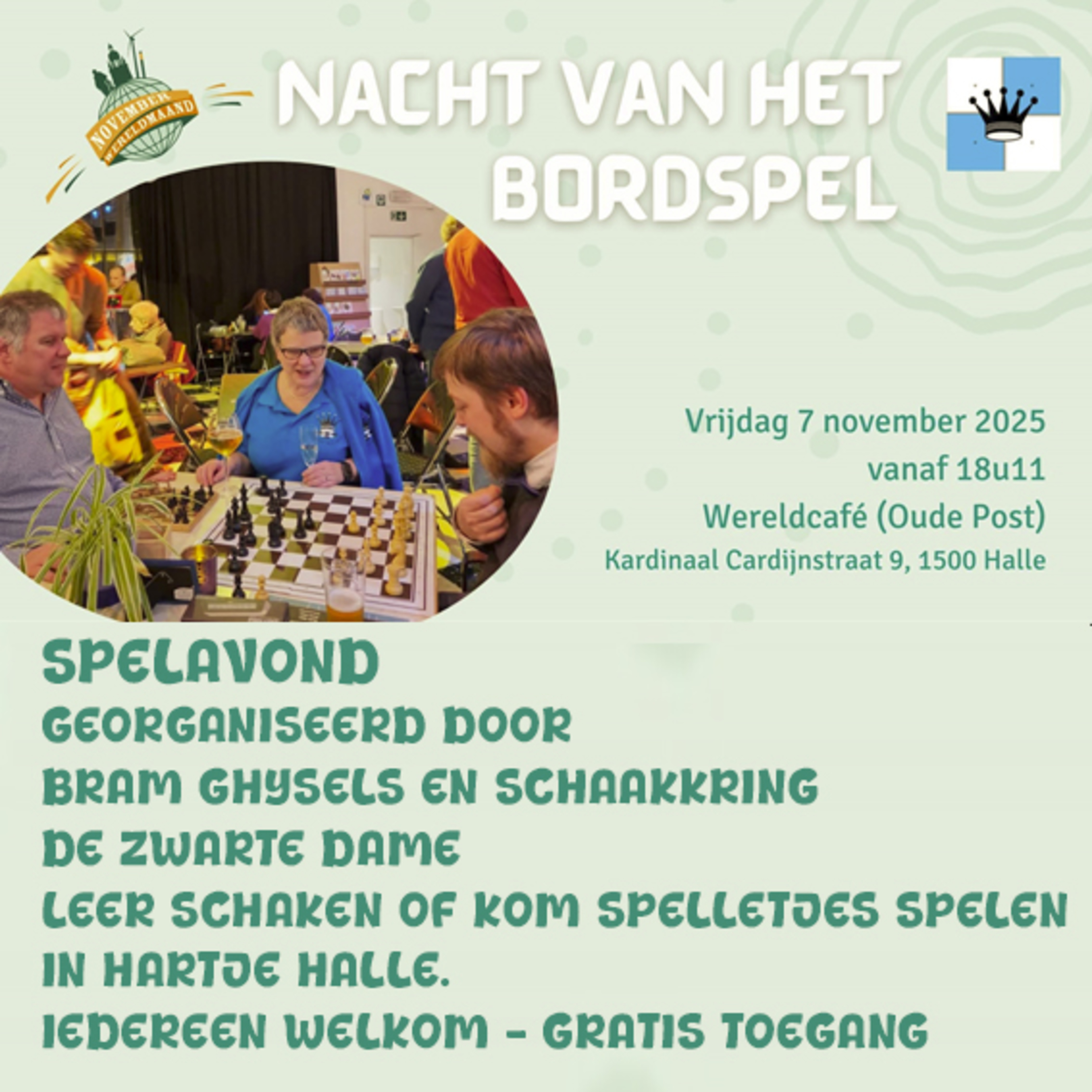 Kom scrabblen en babbelen tijdens de nacht van het bordspel episode artwork