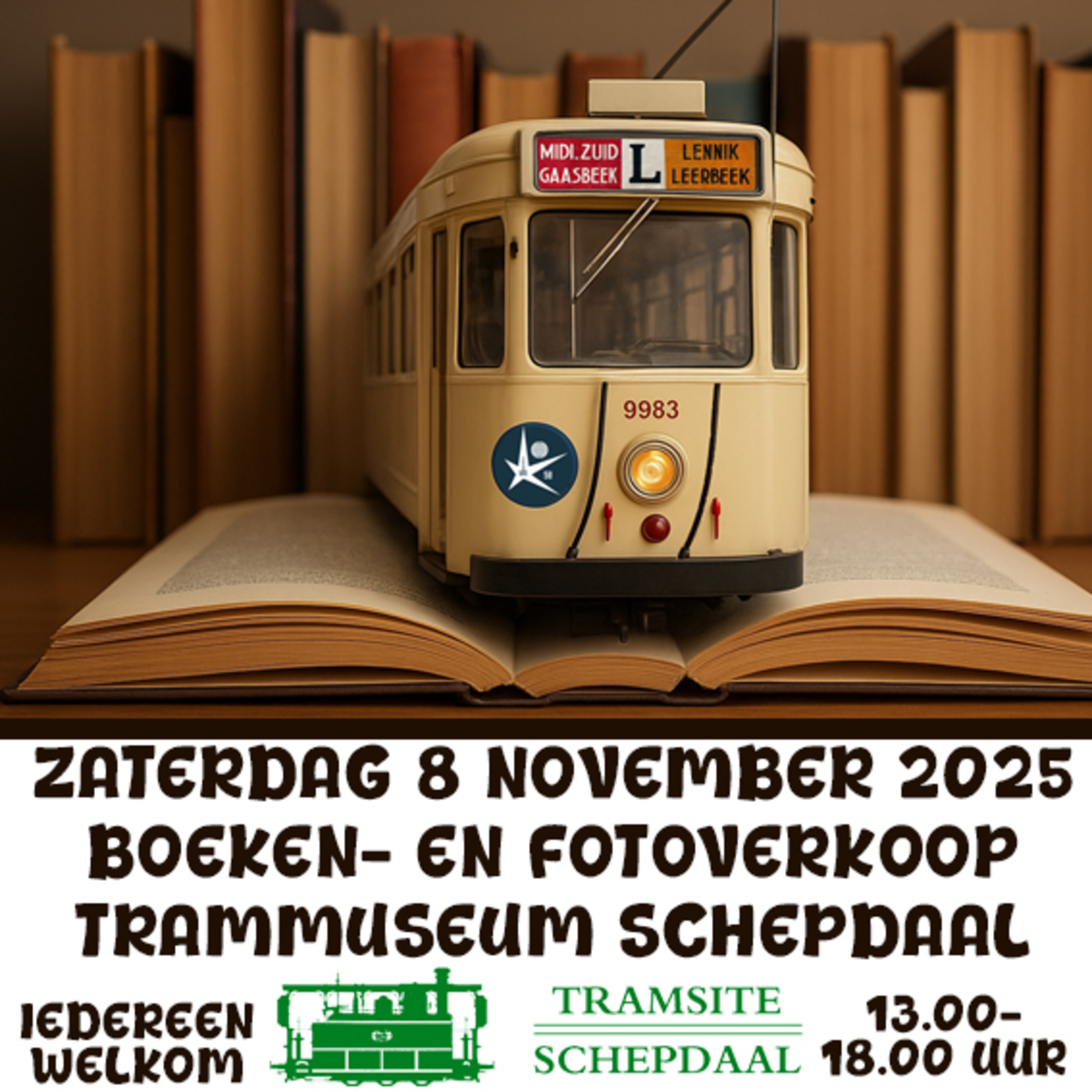 Indrukwekkende collectie boeken en postkaarten in trammuseum Schepdaal episode artwork