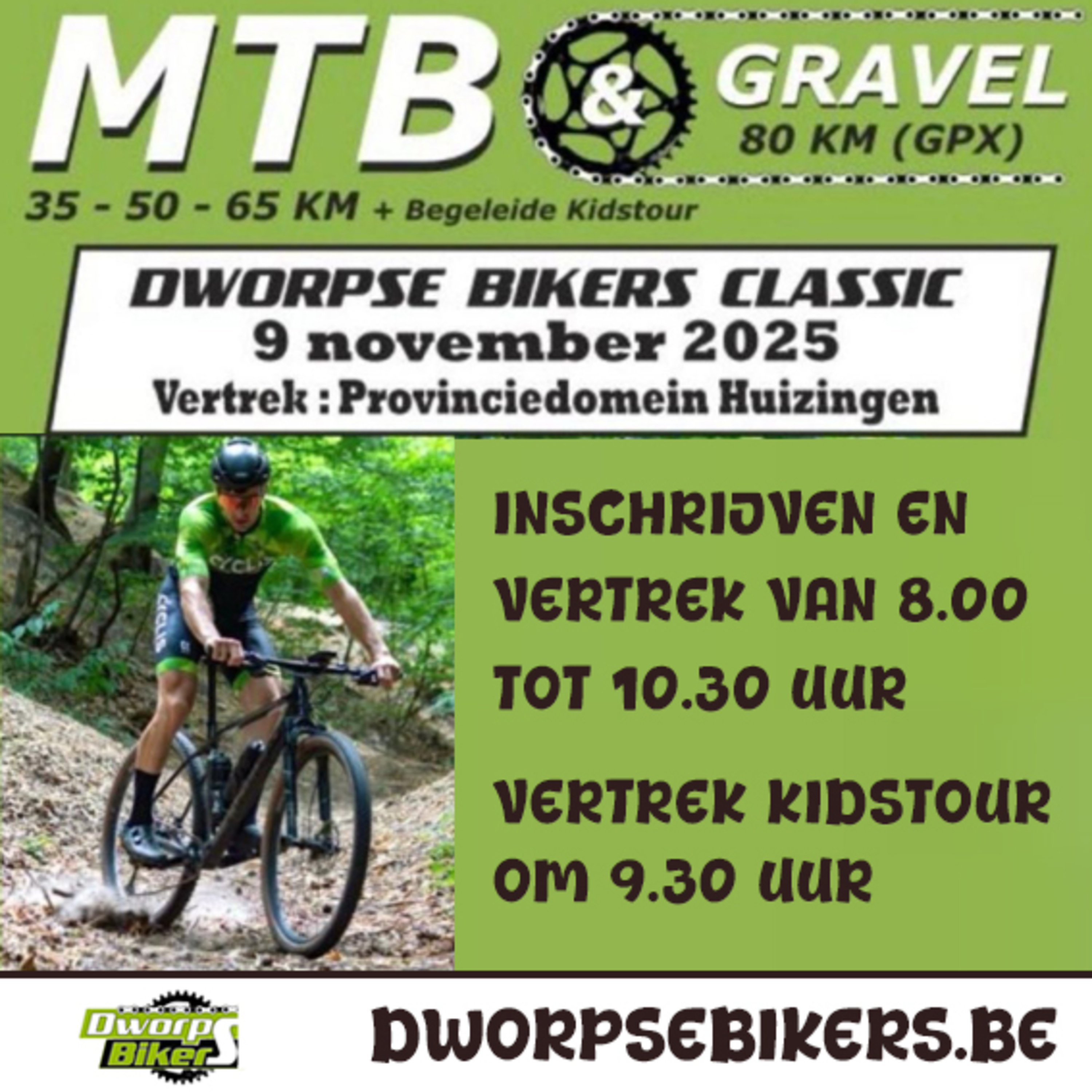 Fietsers schakelen versnelling hoger voor 17de Dworpse Bikers Classic episode artwork