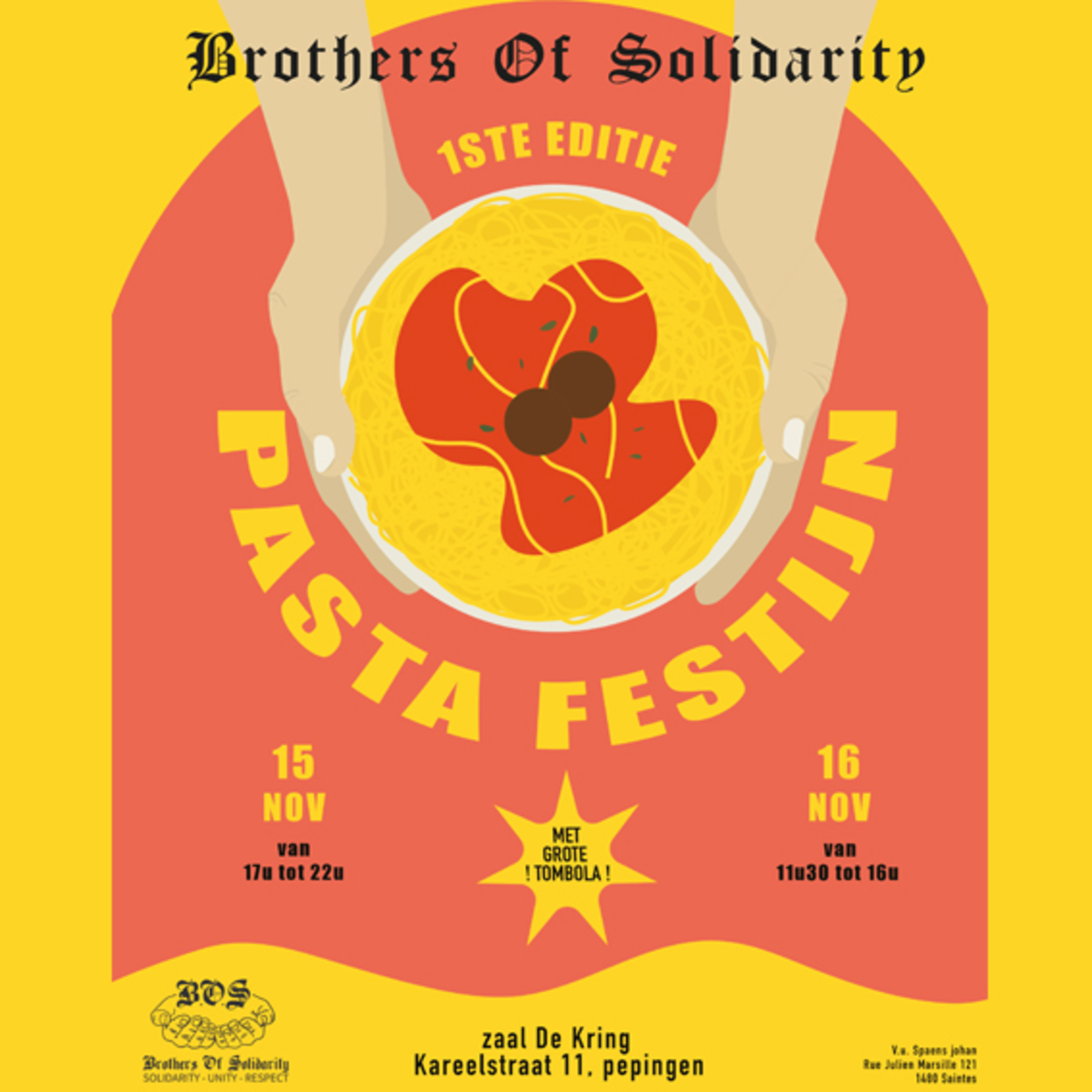 Brothers Of Solidarity koken volgend weekend voor iedereen