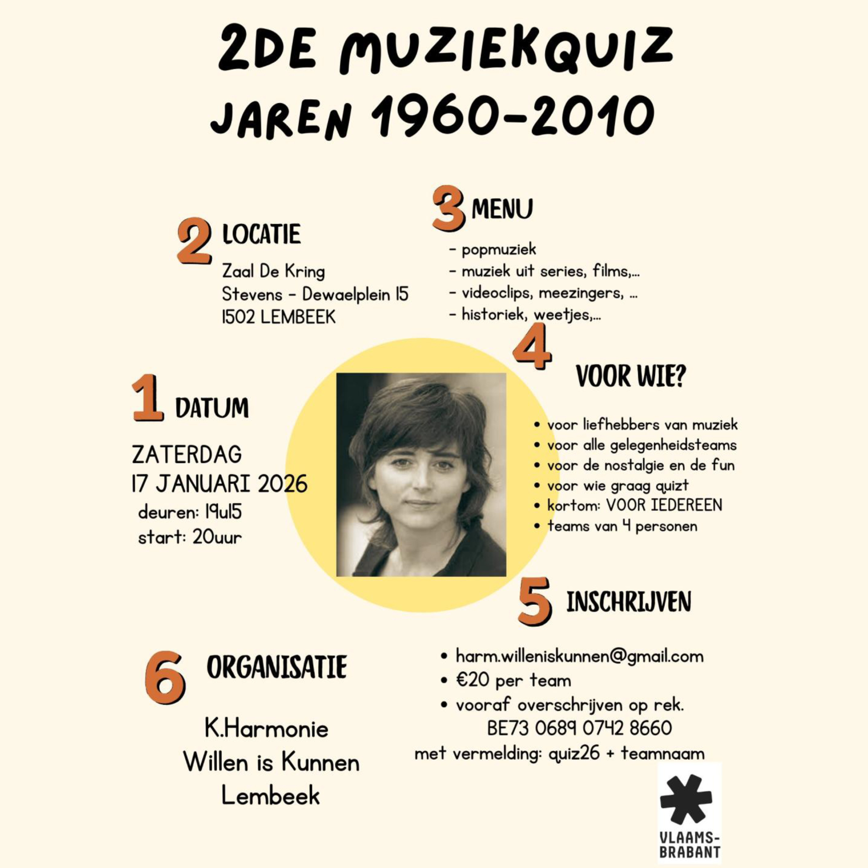 Tweede muziekquiz harmonie Lembeek episode artwork