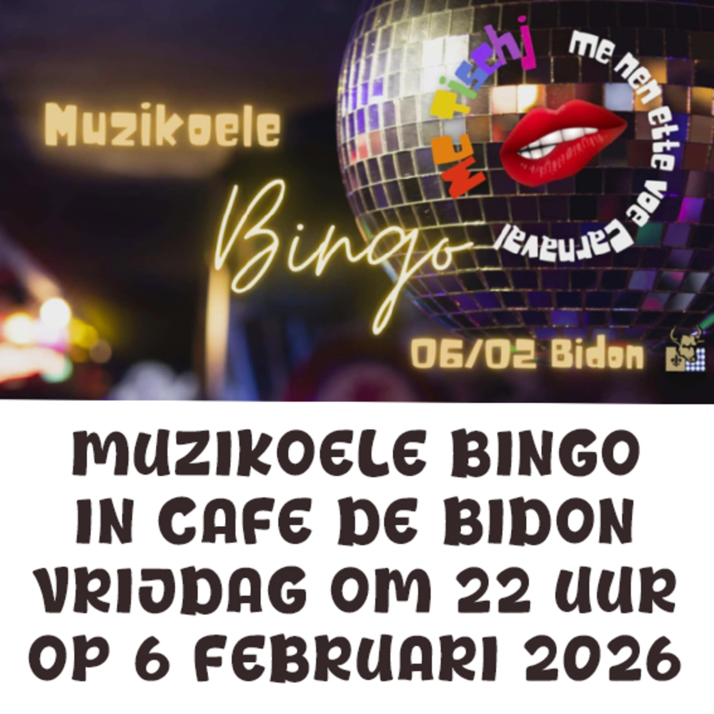 MC Tischj zet muzikale bingo op de kaart
