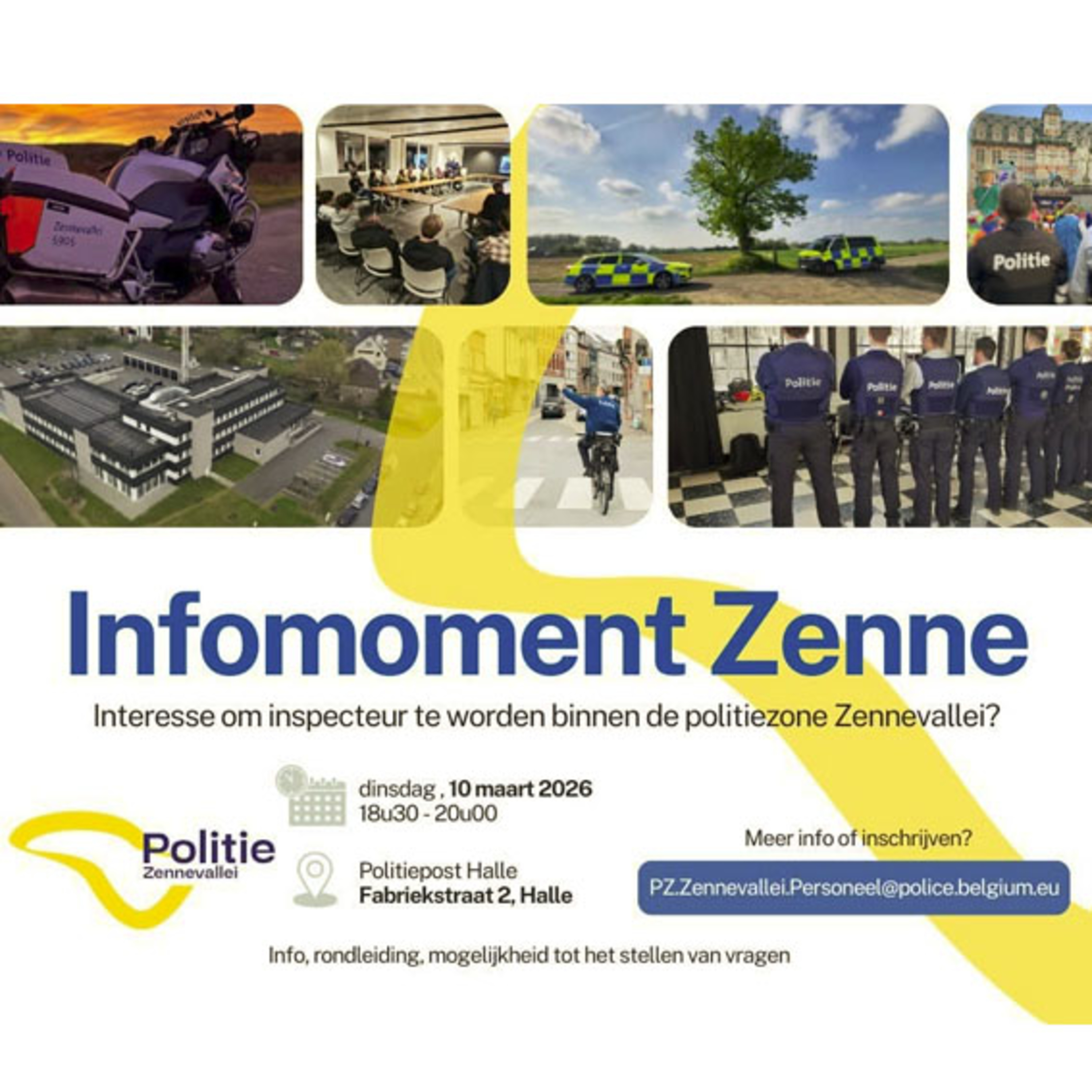 Politiezone Zennevallei organiseert infosessie en werft vers bloed aan episode artwork