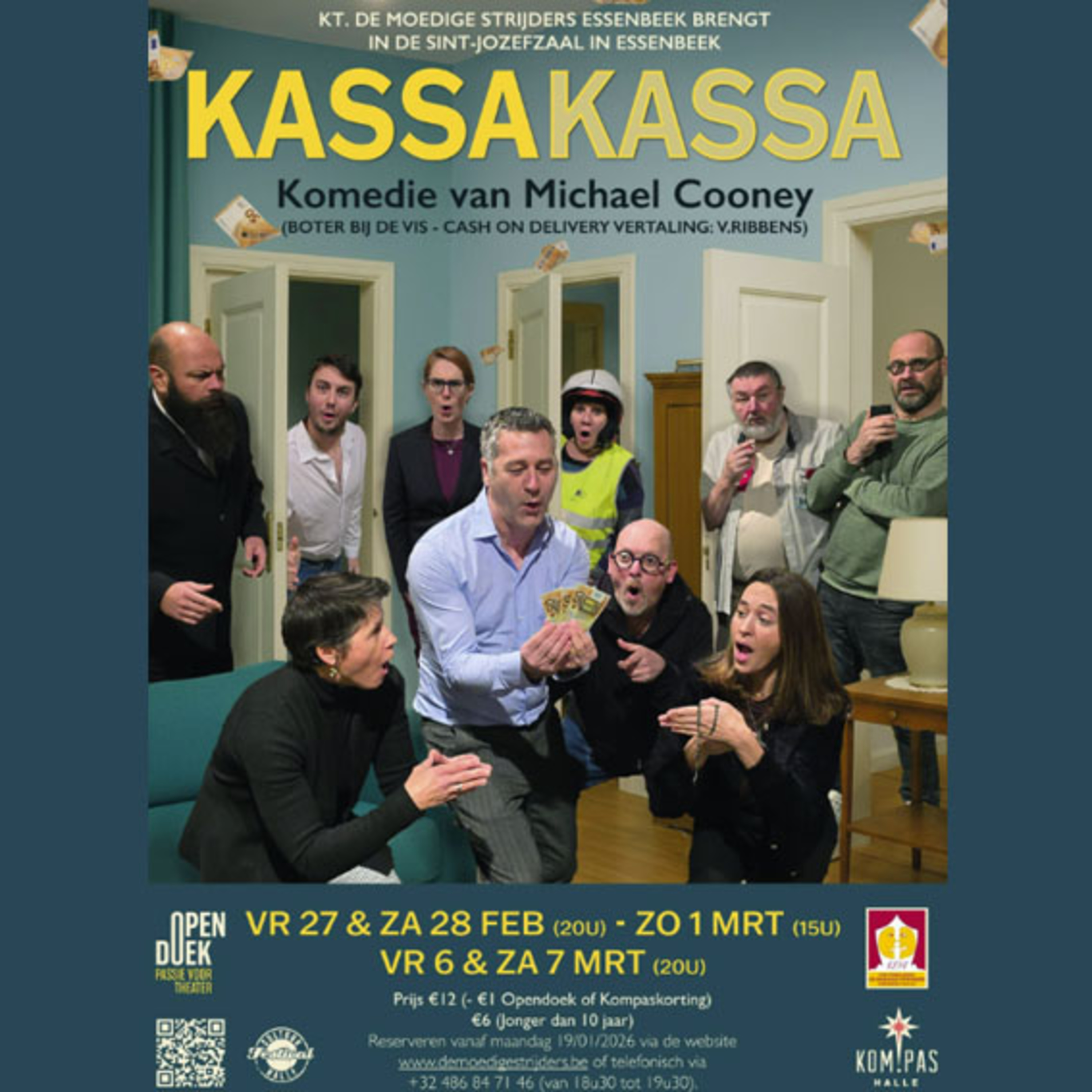 Win vrijkaarten voor Kassa Kassa van De Moedige Strijders  episode artwork
