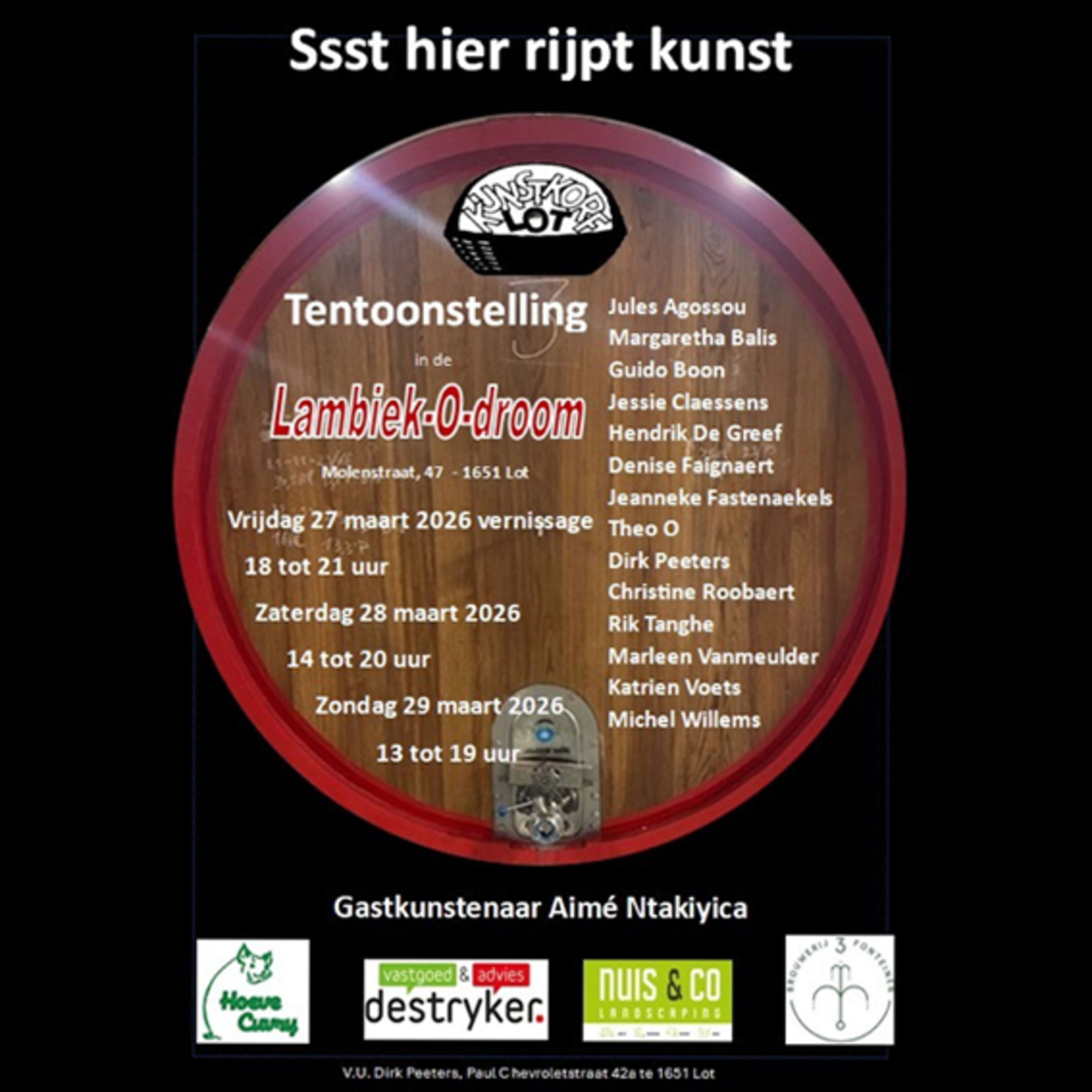 Kunstkorf Lot exposeert in brouwerij 3 Fonteinen  episode artwork