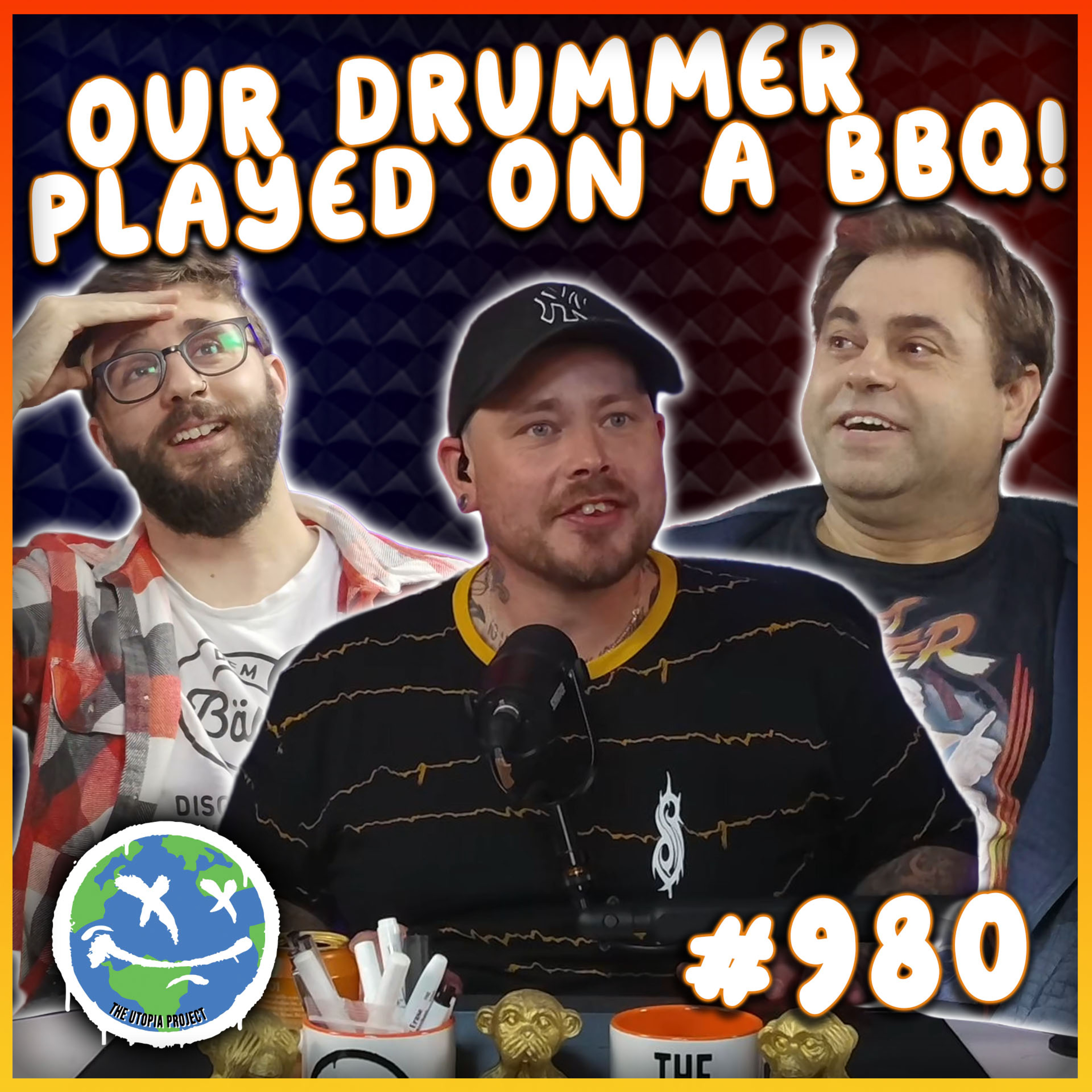 BAT FLATTERY: OUR DRUMMER PLAYED ON A BBQ! - S09 Ep80 episode artwork
