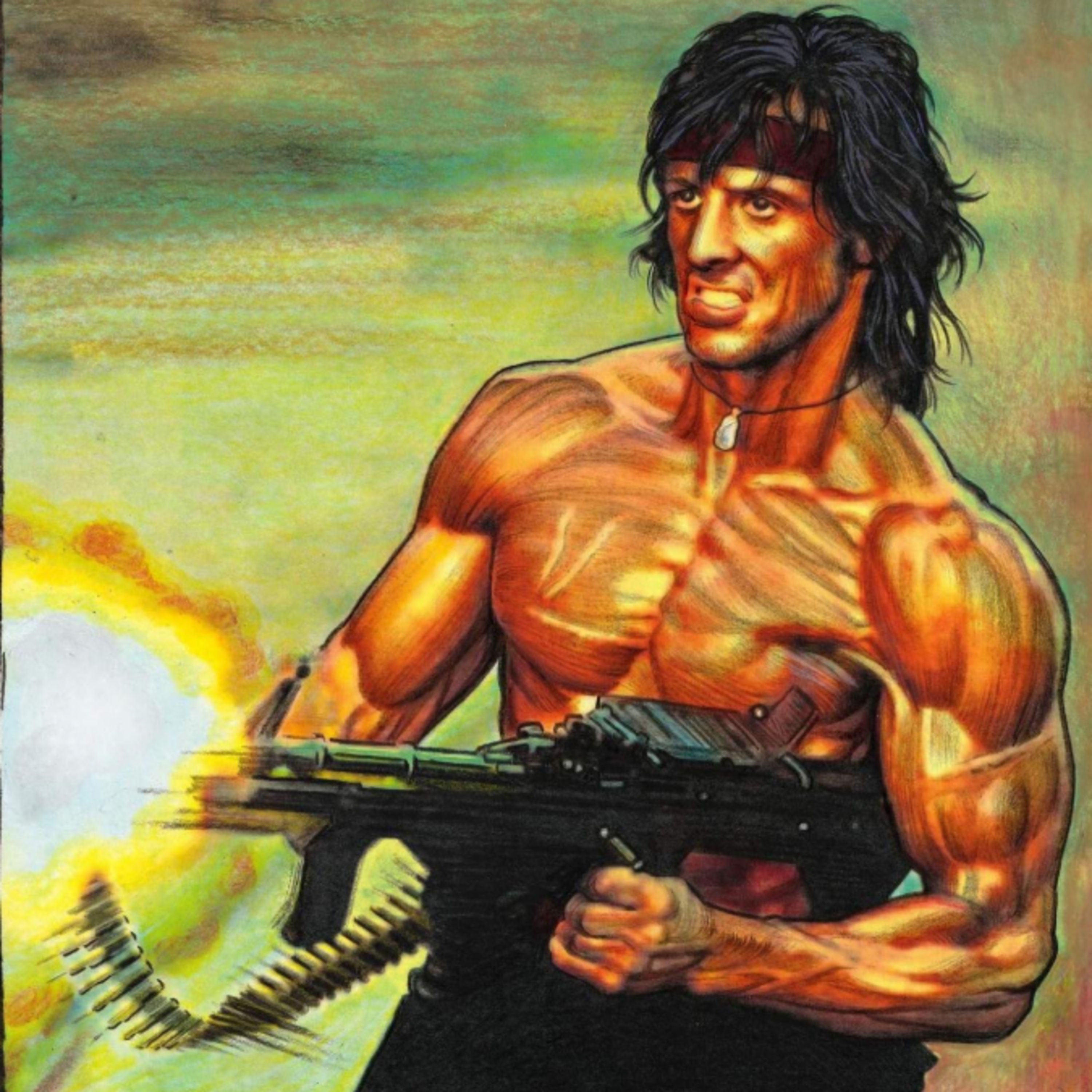 Ted Kotcheff's 1982 First Blood episode artwork