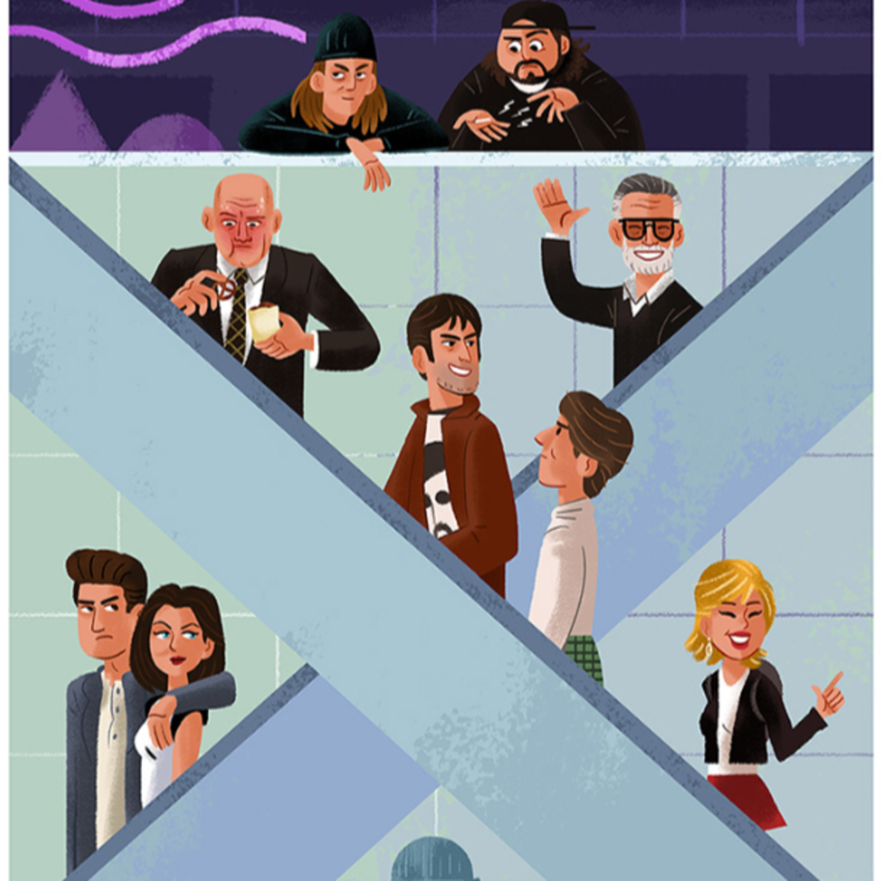 Kevin Smith's 1995 Mallrats episode artwork