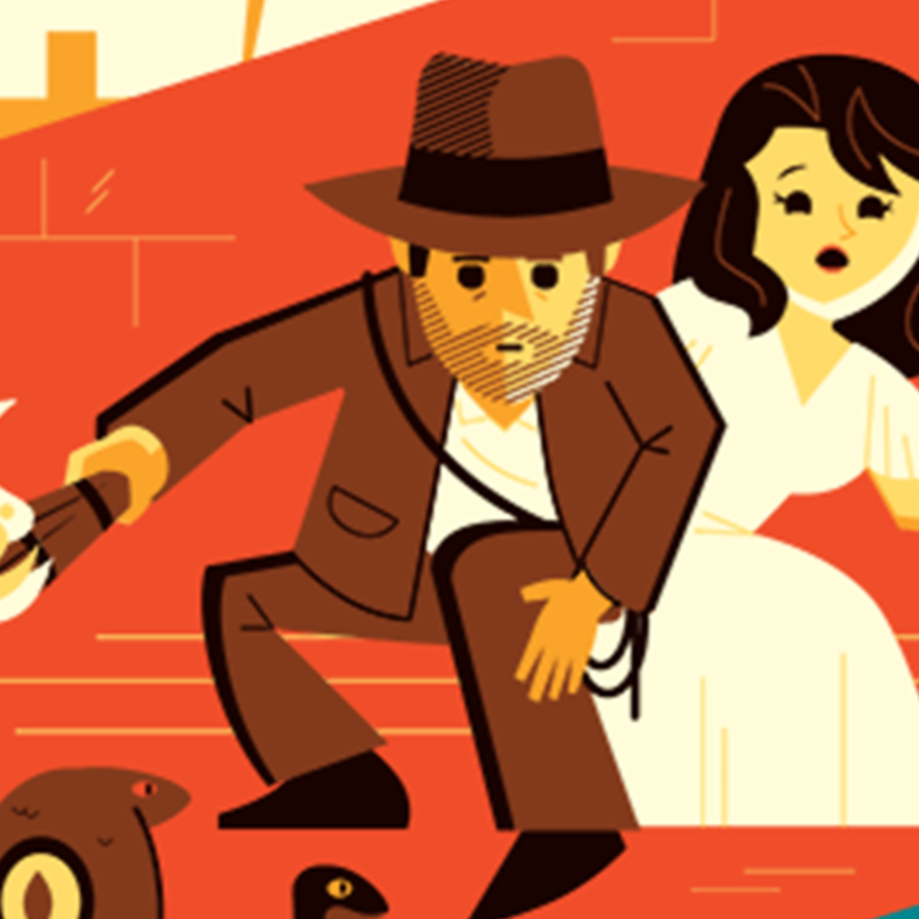 Steven Speilberg's 1981 Raiders of the Lost Ark episode artwork