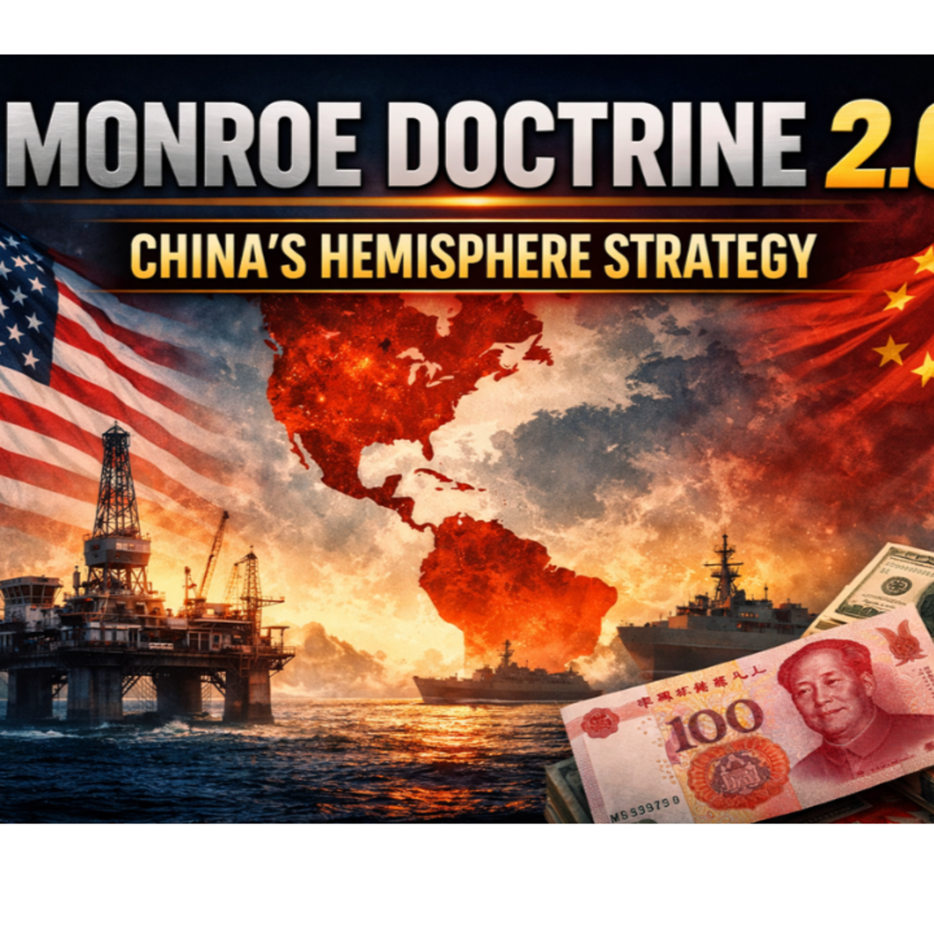 S4E2 Why the Monroe Doctrine Returned: China, Venezuela Oil, and the Dollar System episode artwork
