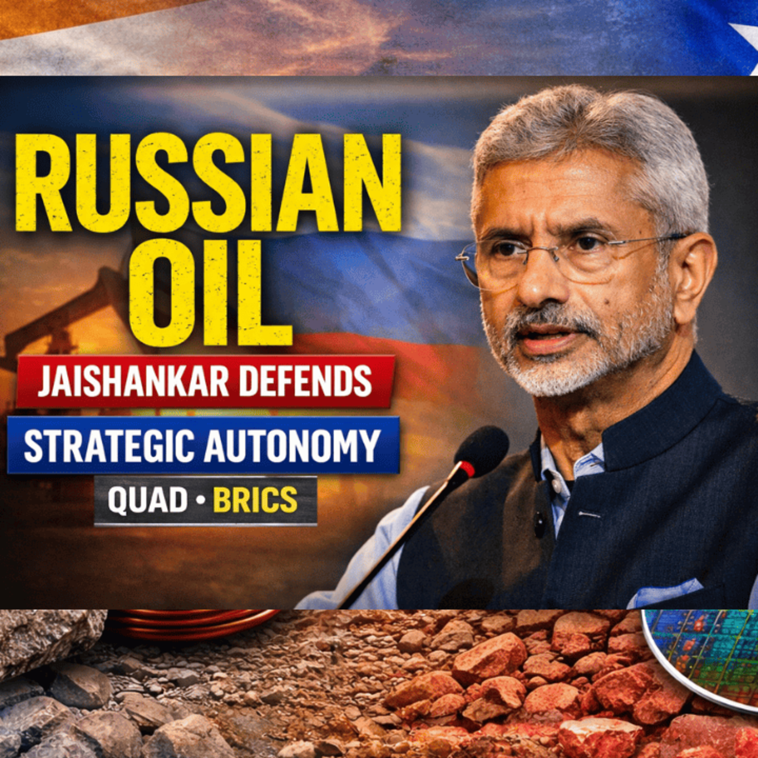 S4E22 Jaishankar on Strategic Autonomy: Russian Oil, QUAD & BRICS | Munich Security Conference episode artwork