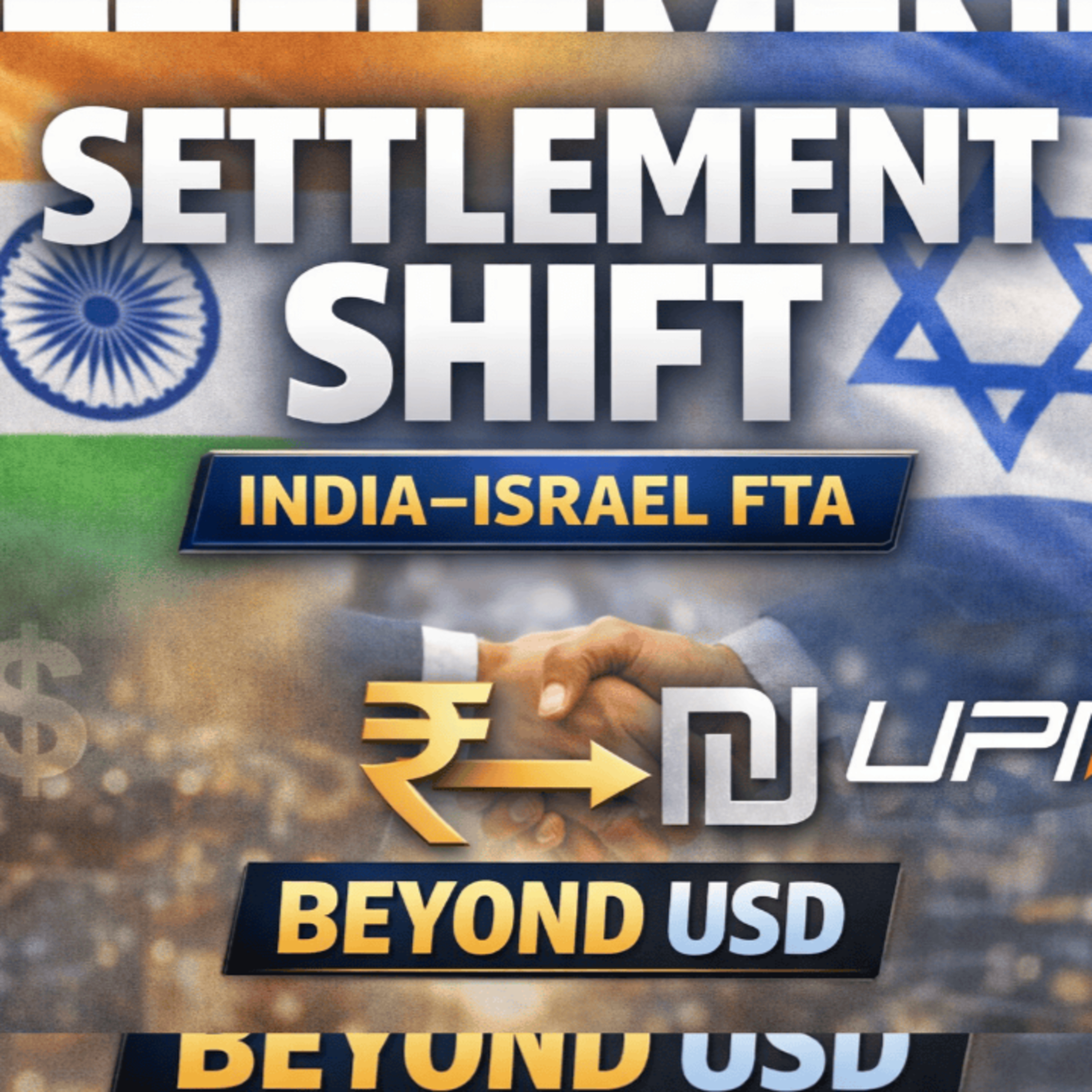 S4E25 India–Israel FTA : The UPI Deal — And the Quiet Shift Beyond Dollar Settlement episode artwork
