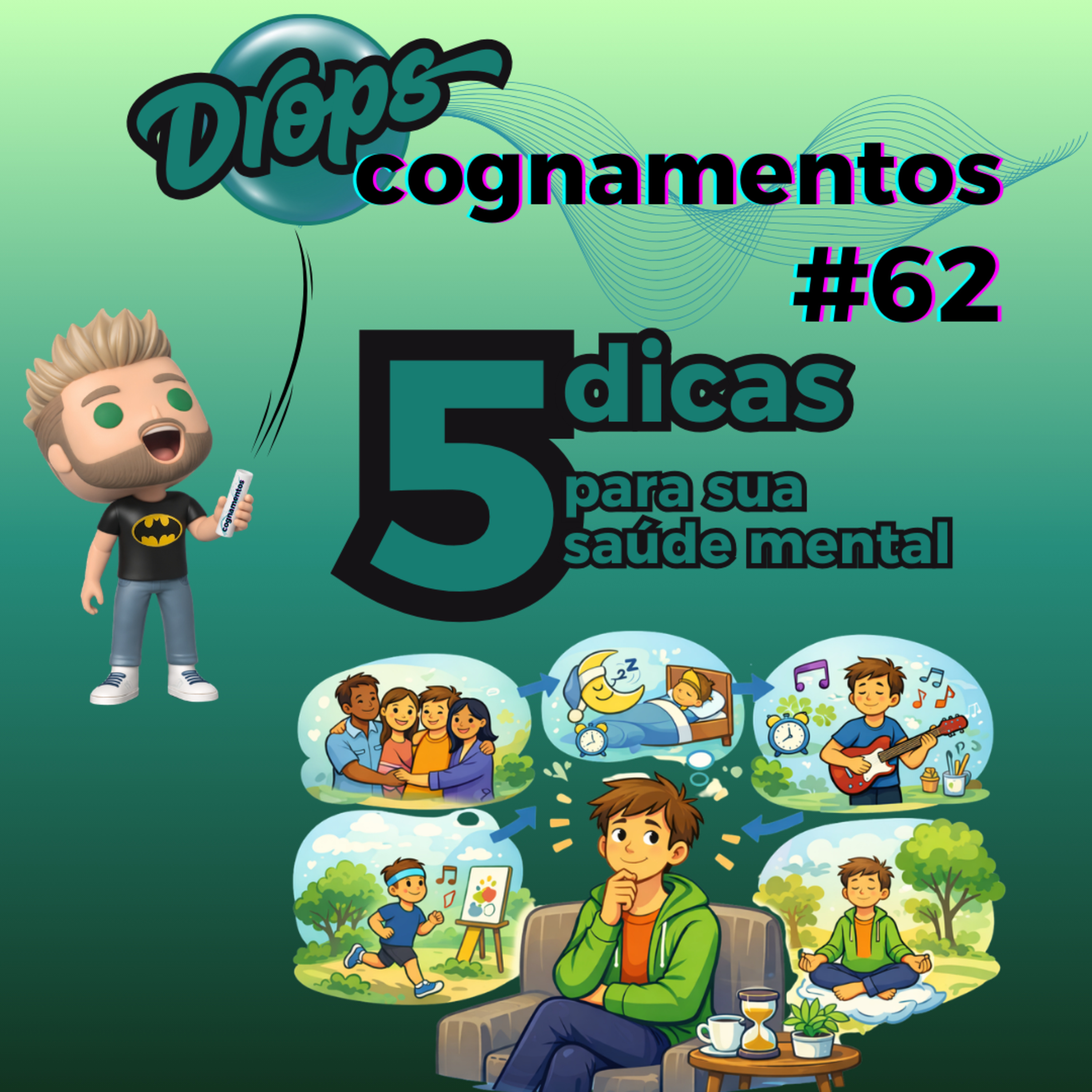 EP 62 - 5 dicas para sua saúde mental episode artwork