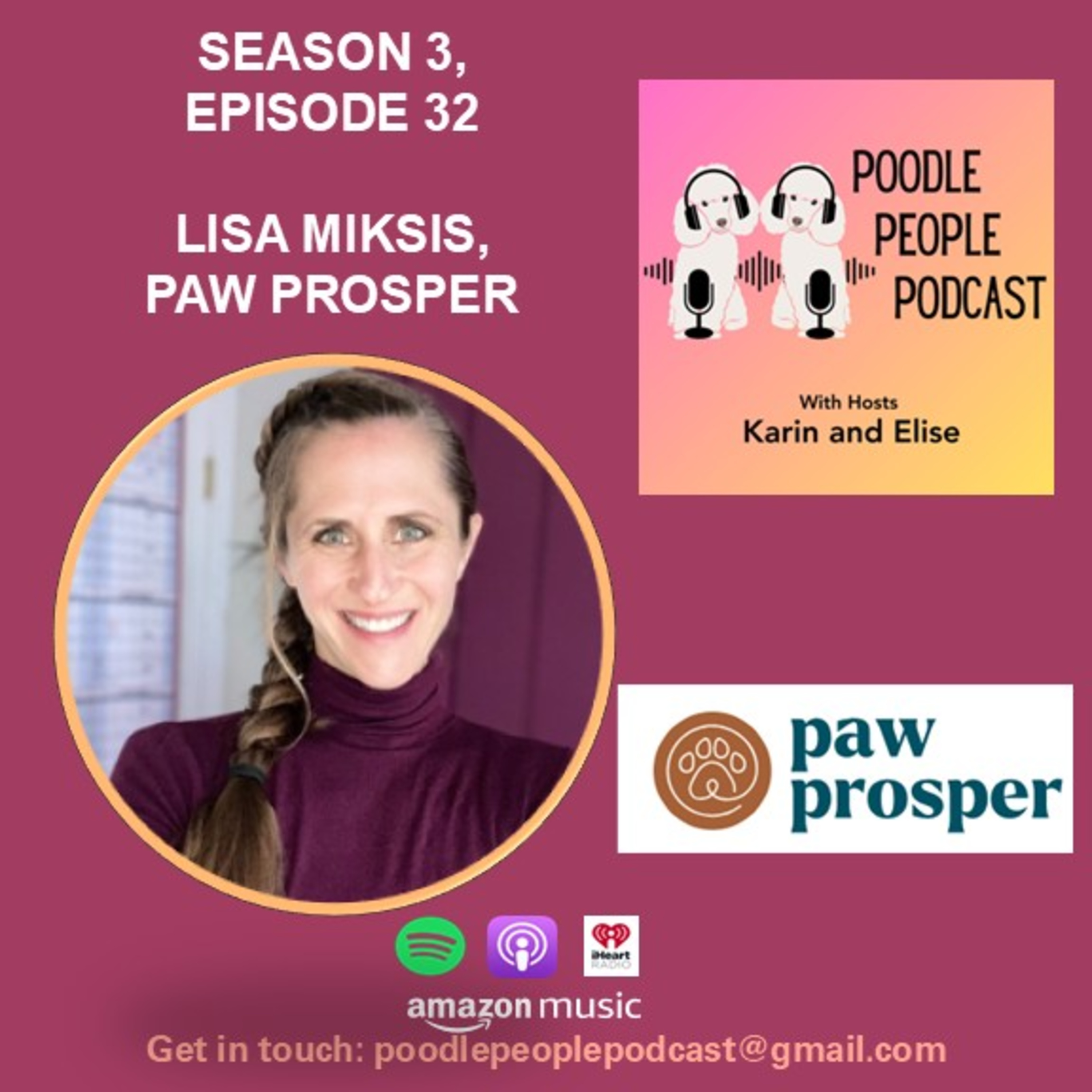 Lisa Miksis, Paw Prosper and National Canine Fitness Month episode artwork