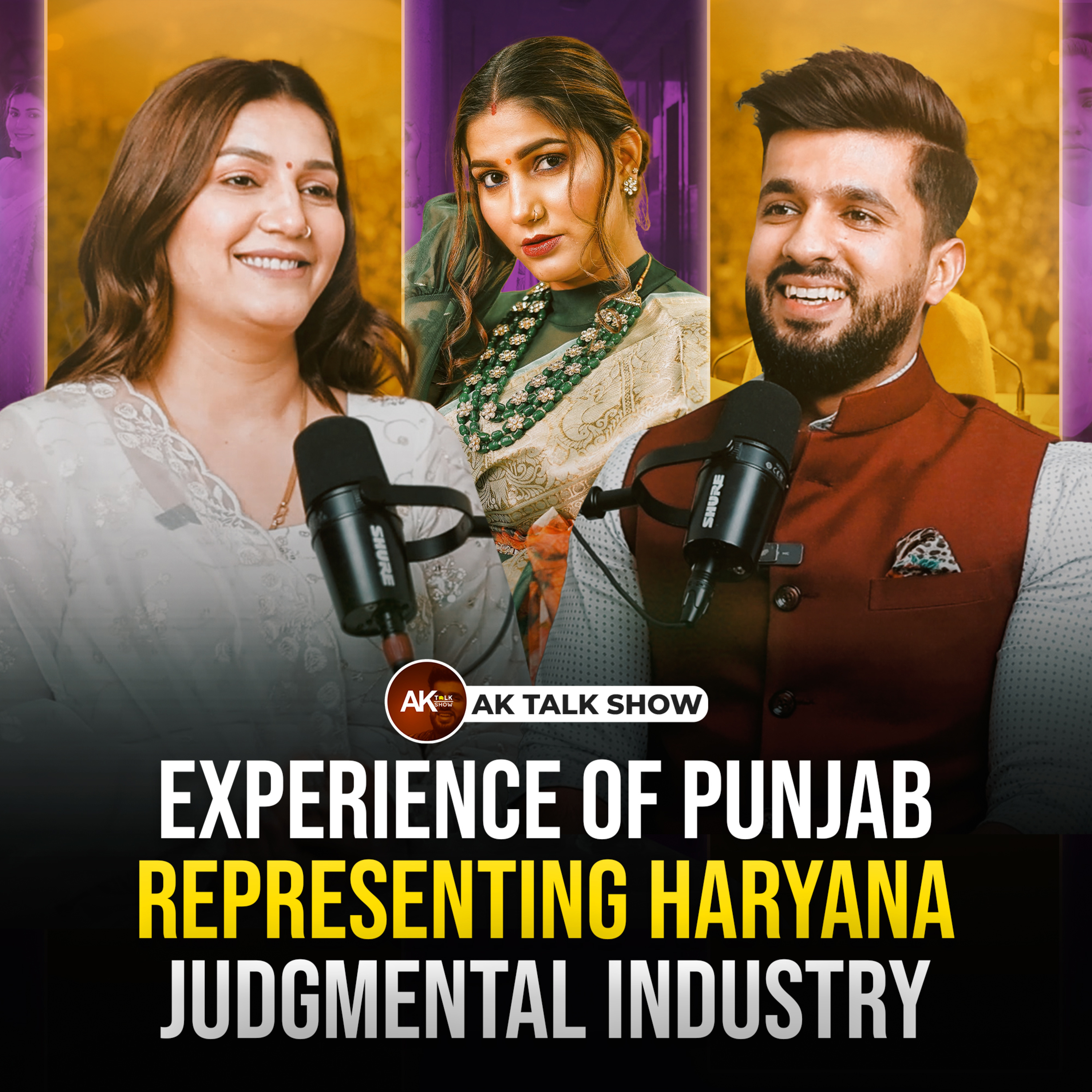 Sapna Choudhary About Experience Of Punjab, Representing Haryana, Judgement Industry | AK Talk Show episode artwork
