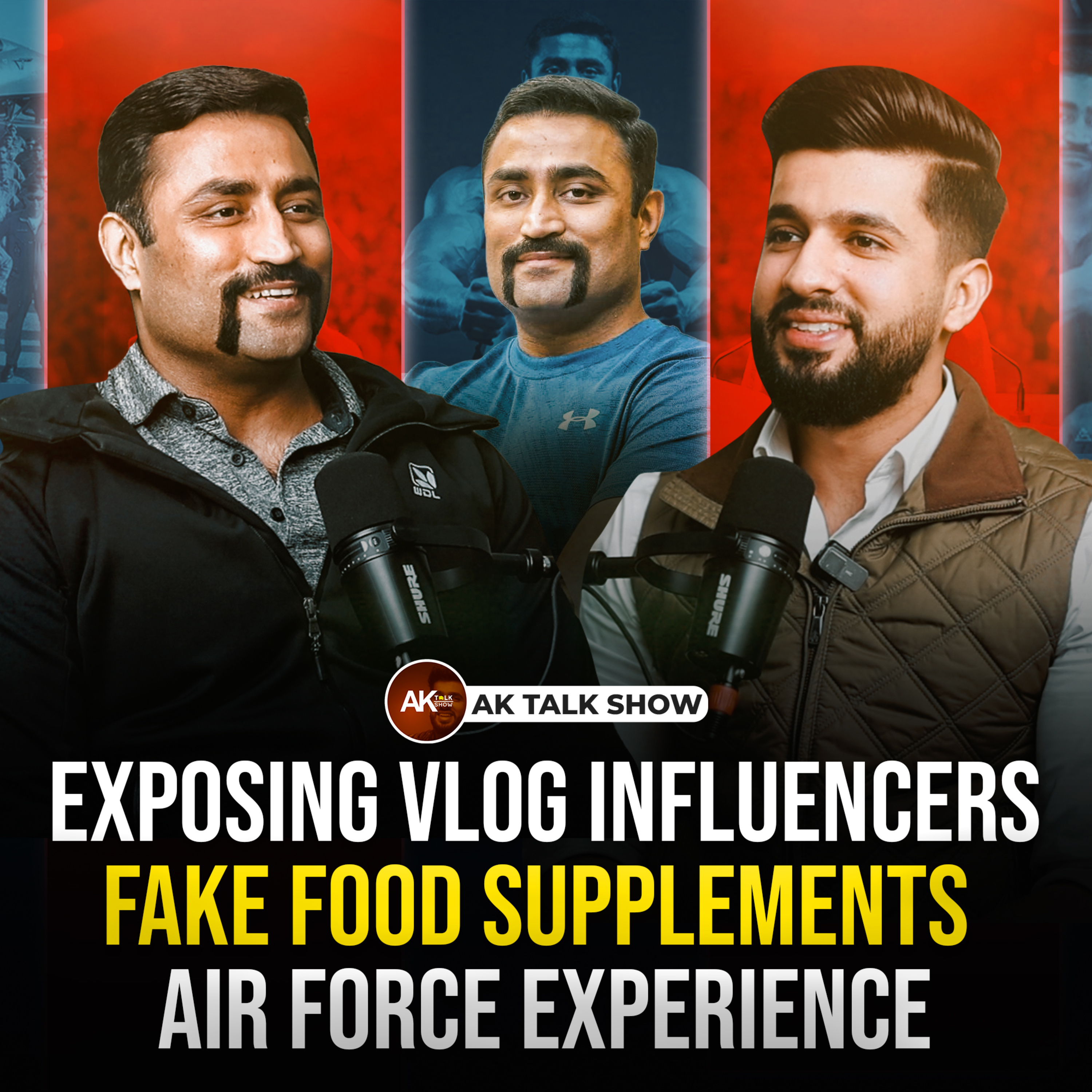 Akshay Chopra Exposing Vlog Influencers , Fake Food Supplements , Air Force Experience | AK Talk Show  episode artwork