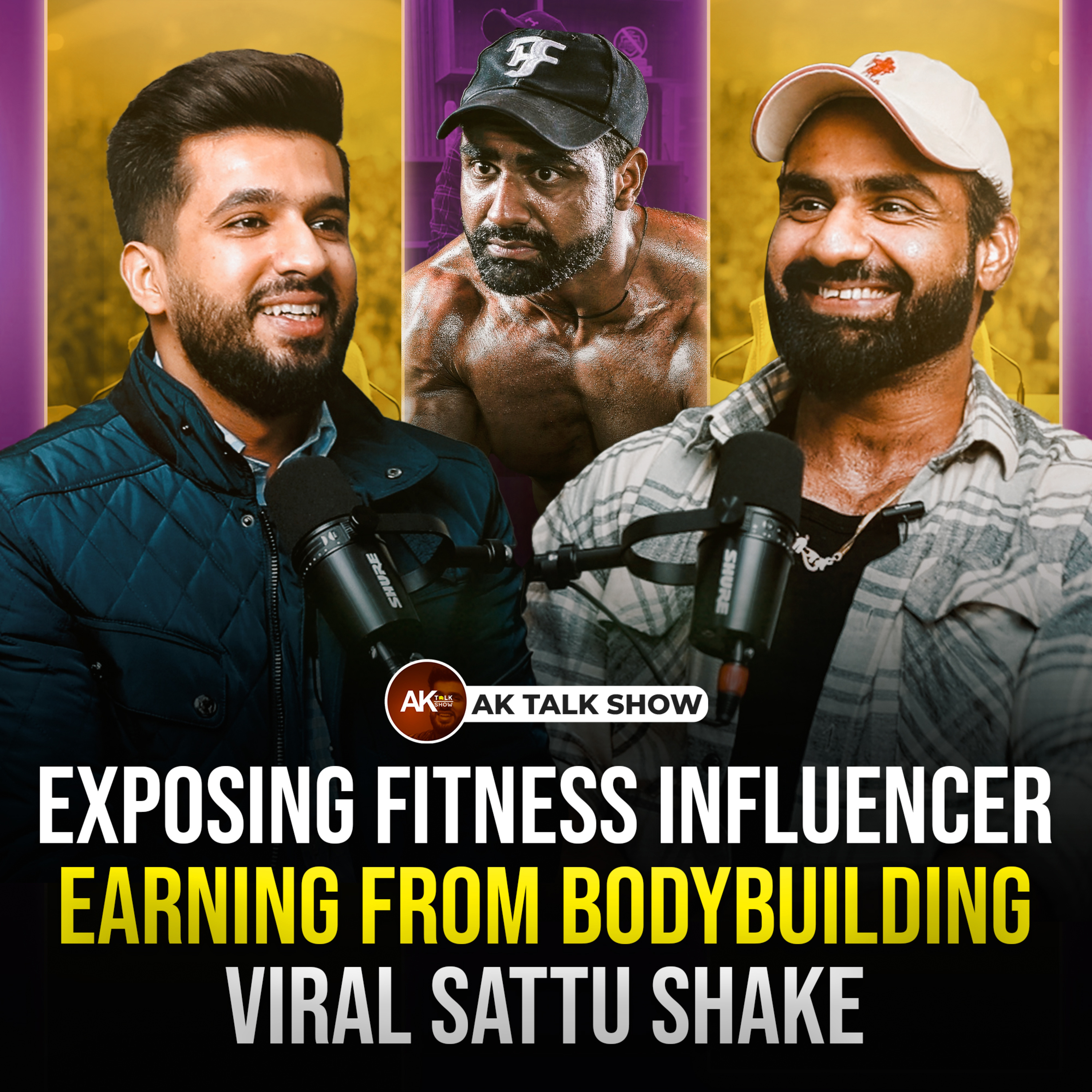 Nitesh Soni About Viral Sattu Shake, Earning From Bodybuilding & Exposing fitness Influencer | AK Talk Show episode artwork