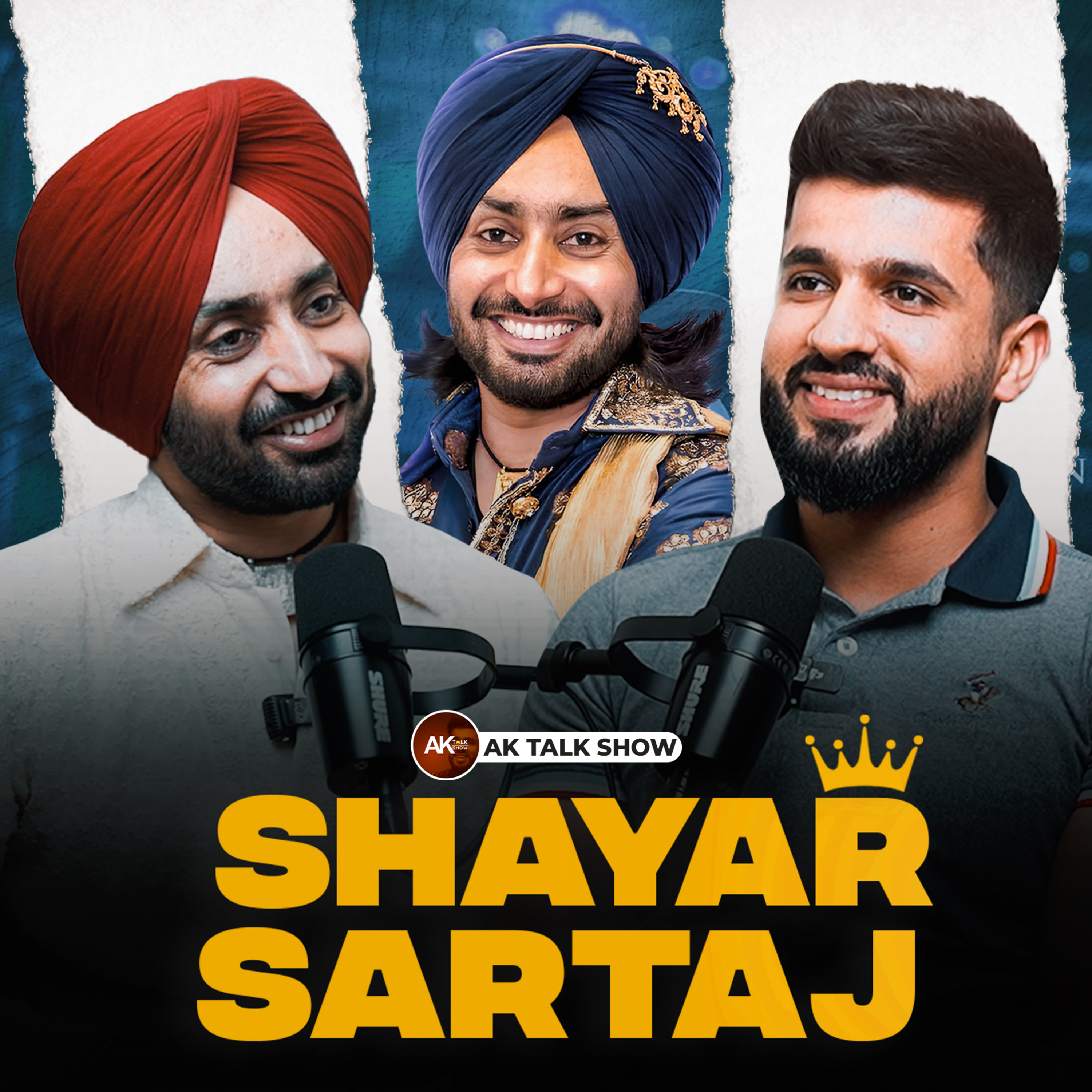 ਸਤਿੰਦਰ ਸਰਤਾਜ ਨਾਲ ਸ਼ਾਇਰਾਨਾ ਪੋਡਕਾਸਟ, About Early Life & Professor To Singer Journey | AK Talk Show  episode artwork