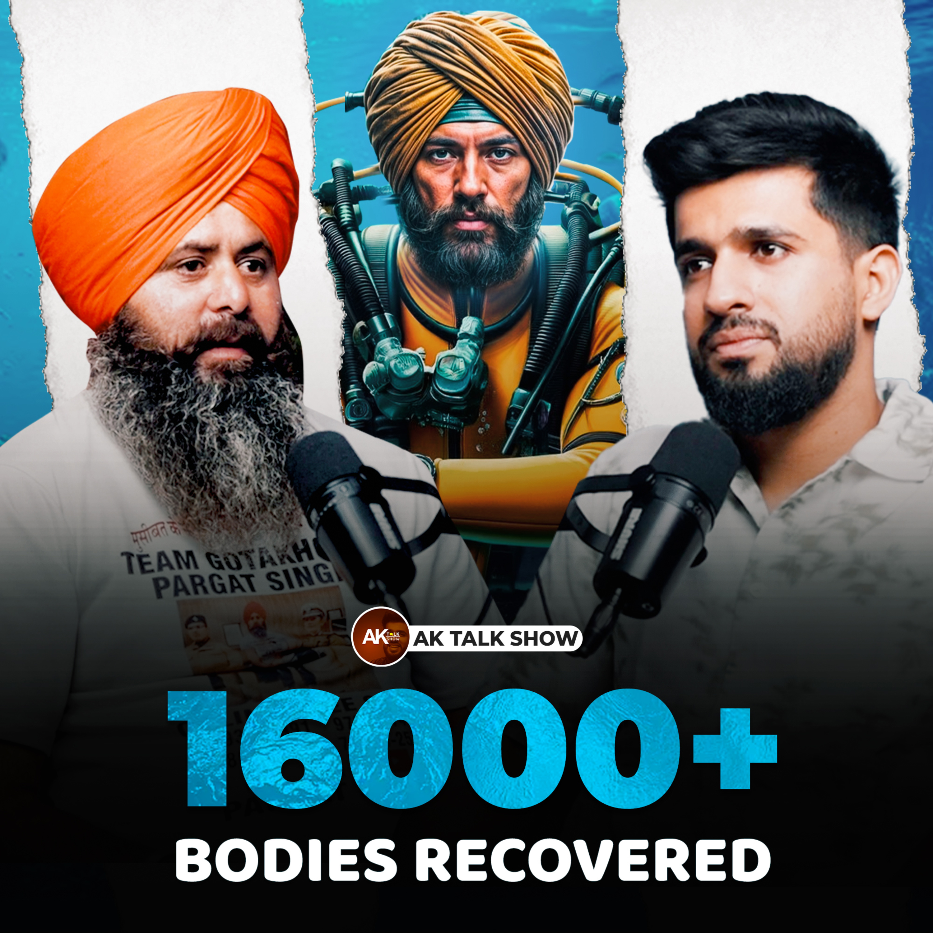  16000+ Ton Wadh Bodies Recover Kitiyan : Asli Hero Pargat Singh Sandhu 🌊 |AK Talk Show episode artwork