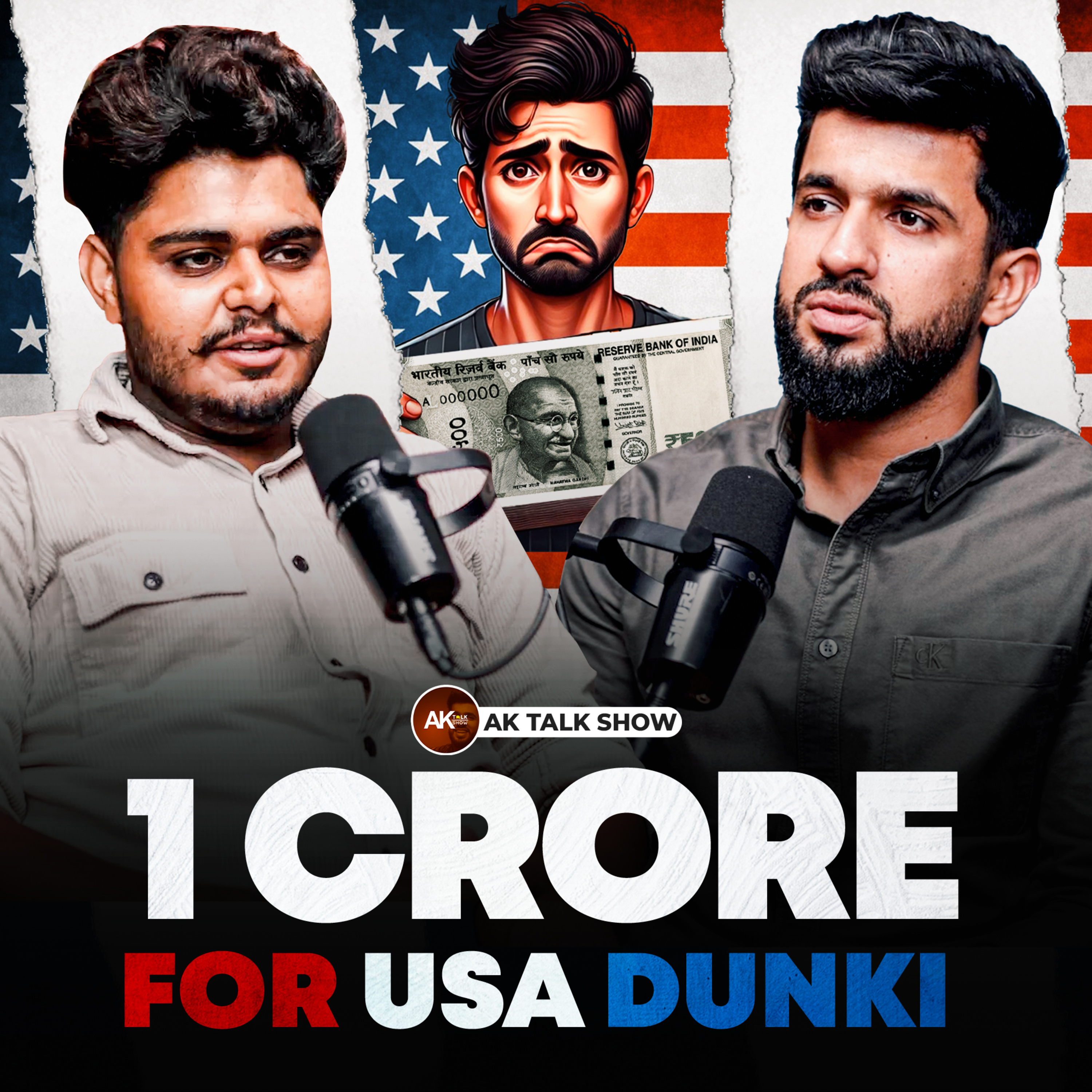 D*nki ਦਾ ਖ਼ਤਰਨਾਕ ਰਾਹ, USA ਪਹੁੰਚਣ ਤੋਂ ਬਾਅਦ Police ਦਾ T*rcher & 1.5 ਸਾਲ ਬਾਅਦ Deport ਹੋਣਾ |AK TALK SHOW episode artwork