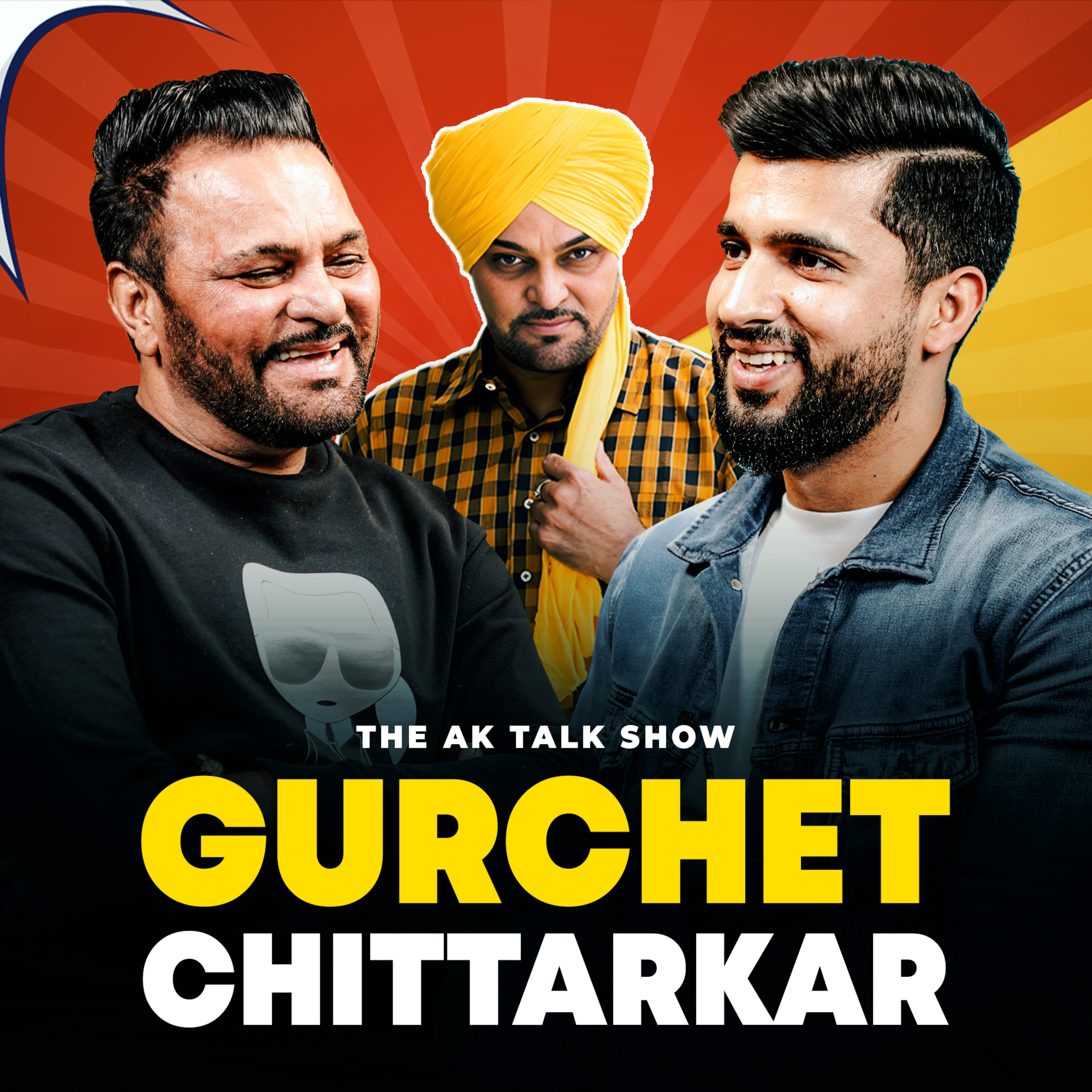 Gurchet Chitarkar ਨਾਲ ਫੁੱਲ Hasya Bomb! 😂🎭 | AK Talk Show episode artwork