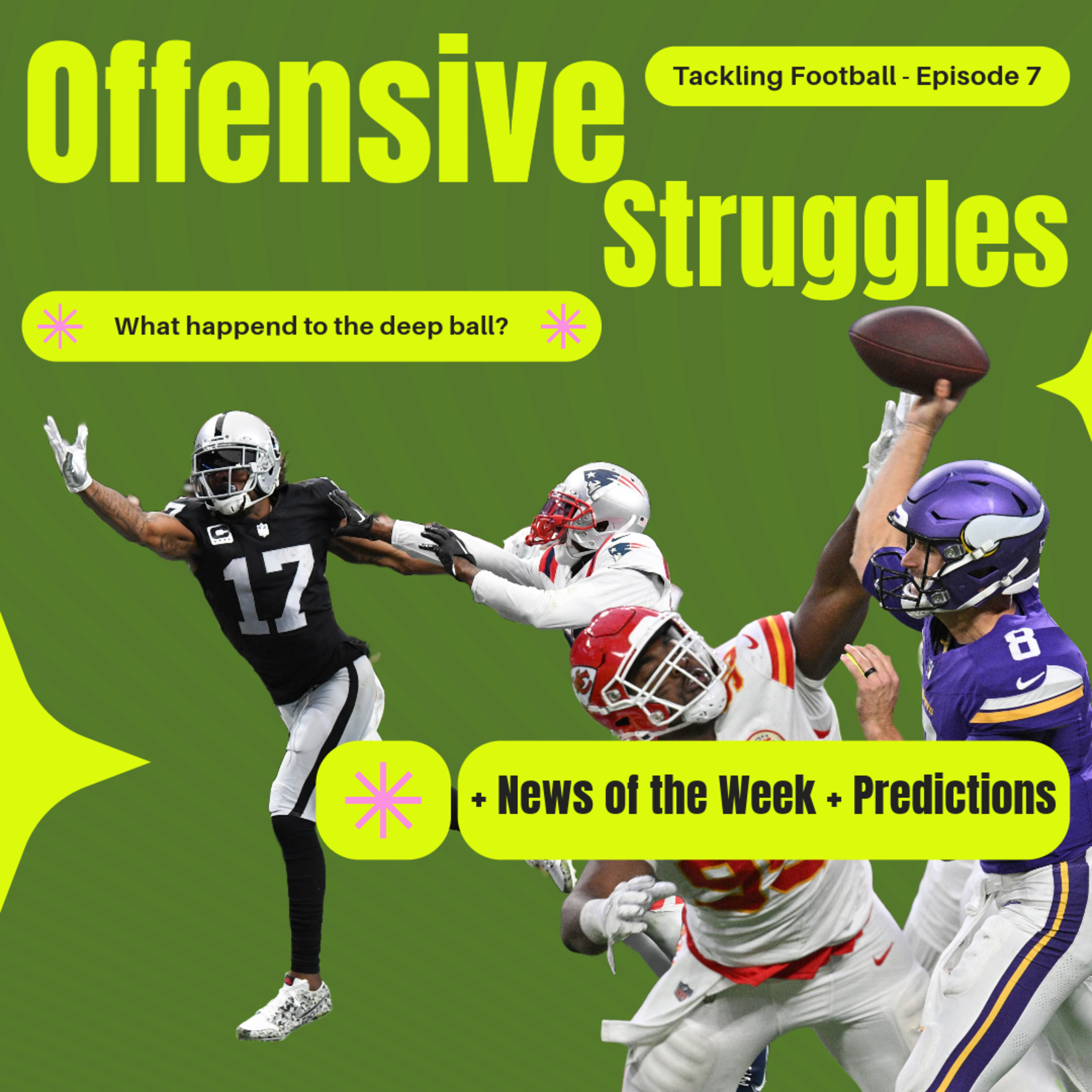 Death of the Deep Ball + News of the Week + Week 7 Game Predictions episode artwork