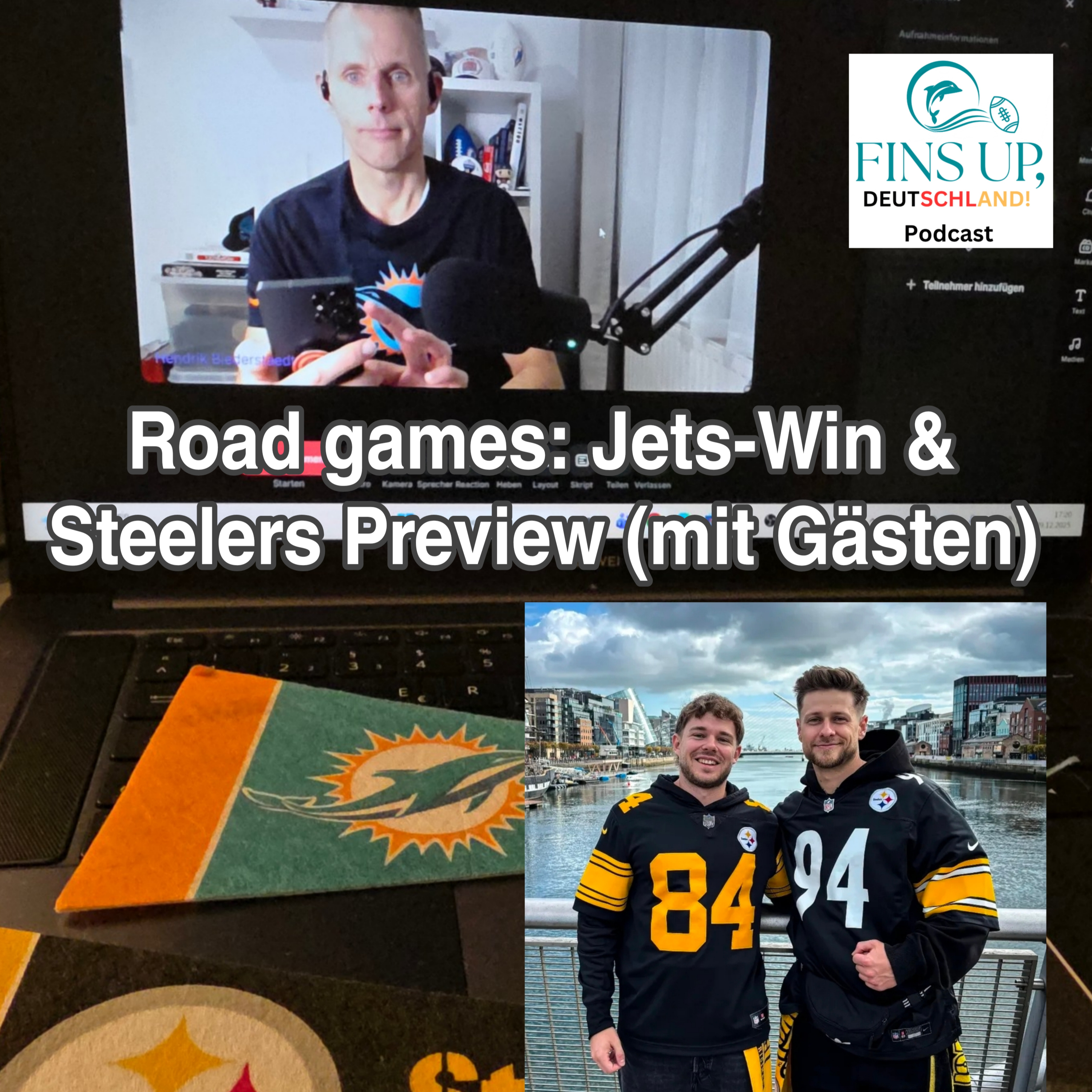 Road Games: Jets-Win & Steelers Preview (mit Gästen) episode artwork