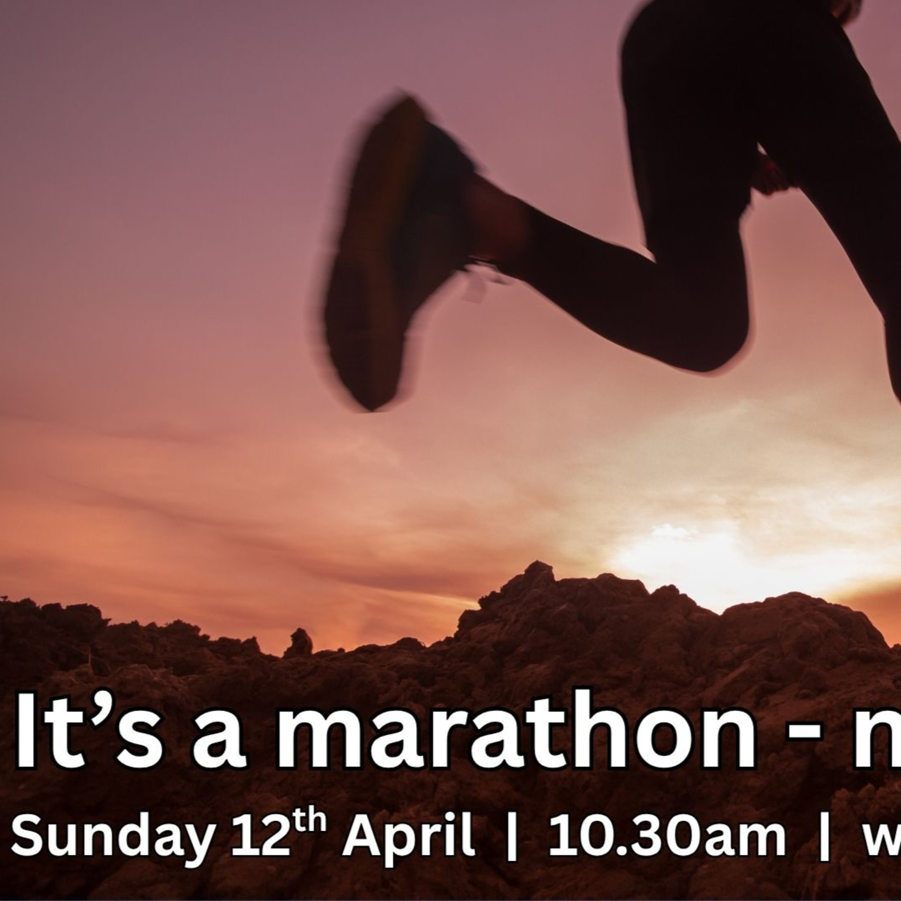 It's a marathon not a sprint episode artwork
