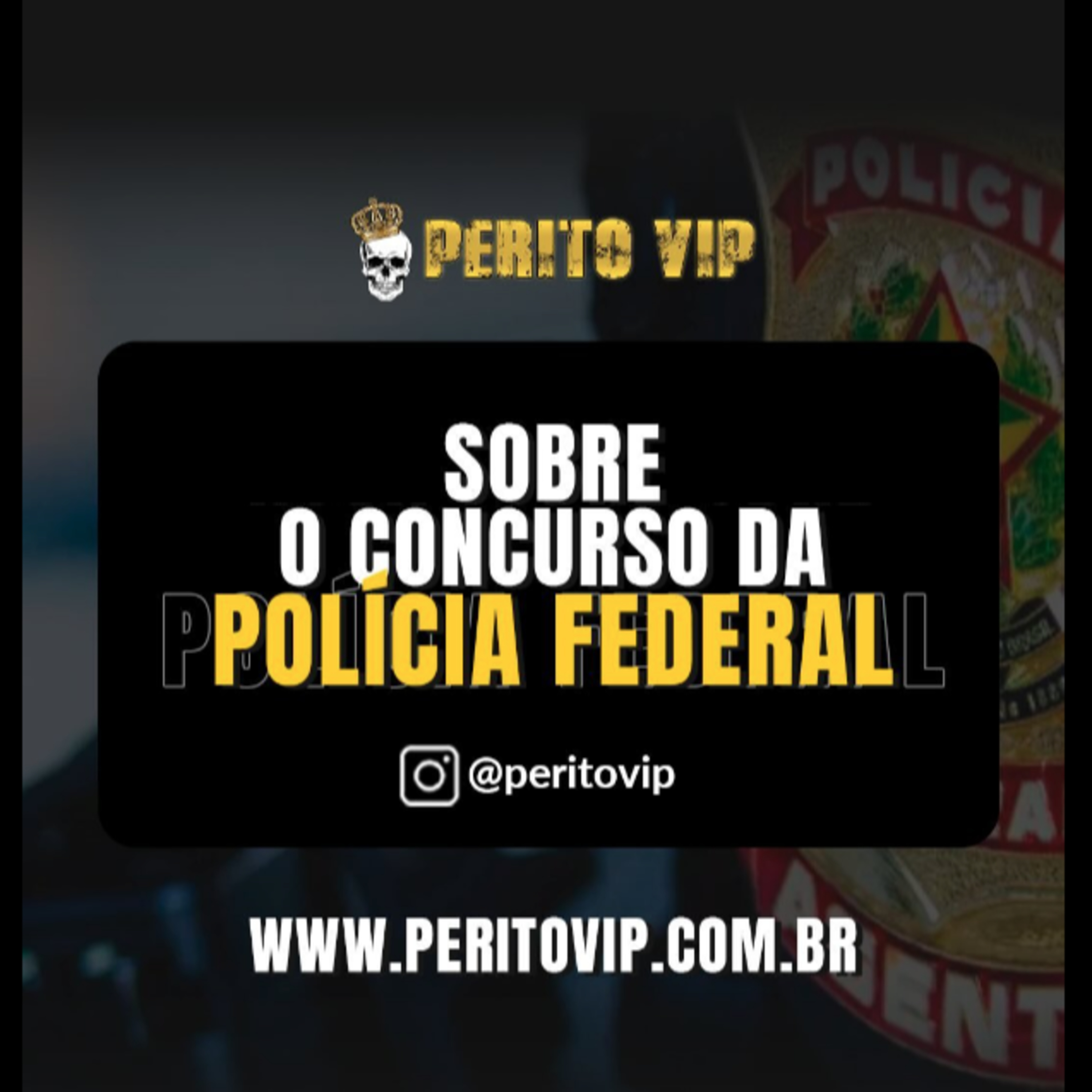 Ep. 019 - Sobre o Concurso da Polícia Federal | Perito VIP Talks episode artwork