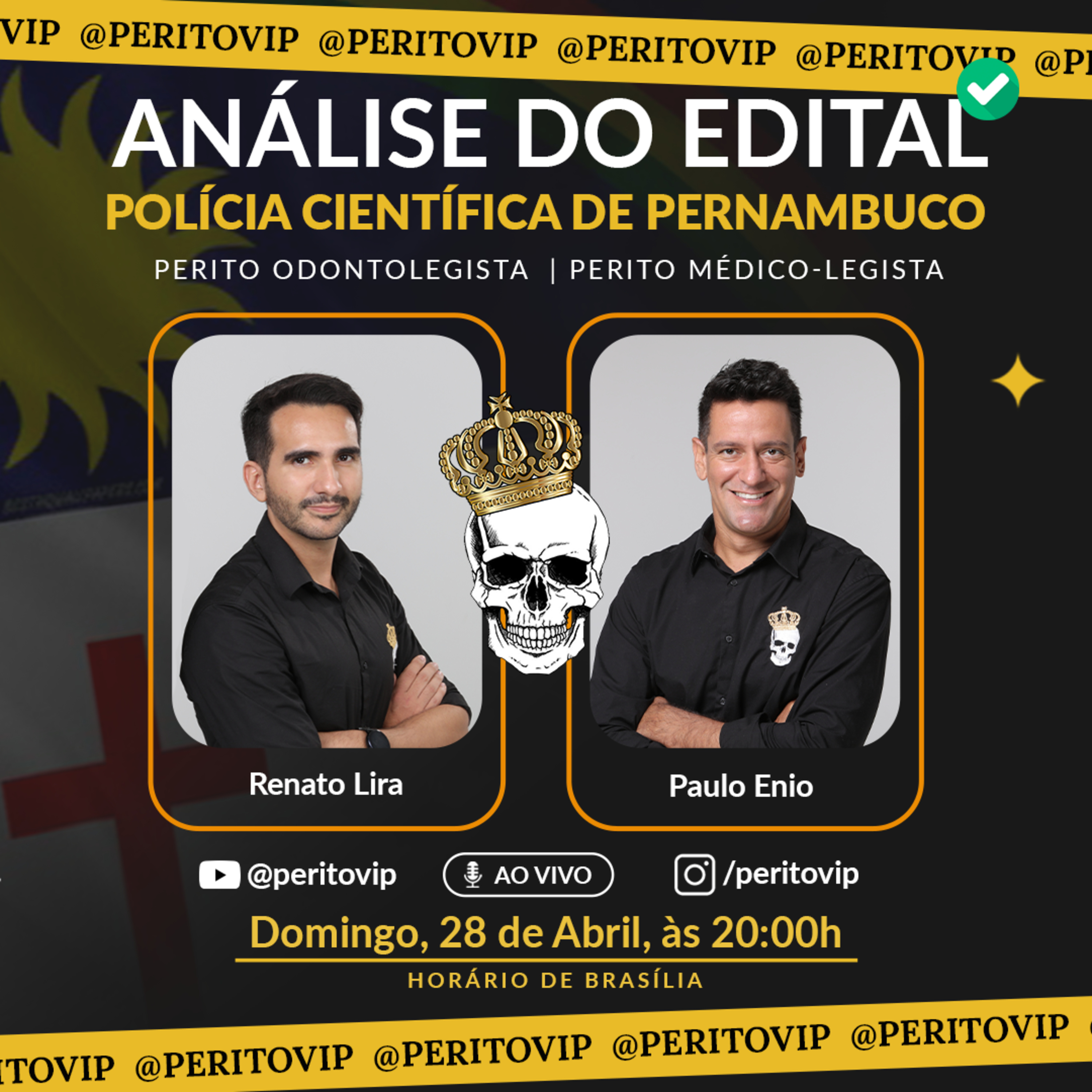 Ep. 022 - Análise do Edital do Concurso da Polícia Científica de Pernambuco 2024 | Perito VIP Talks episode artwork
