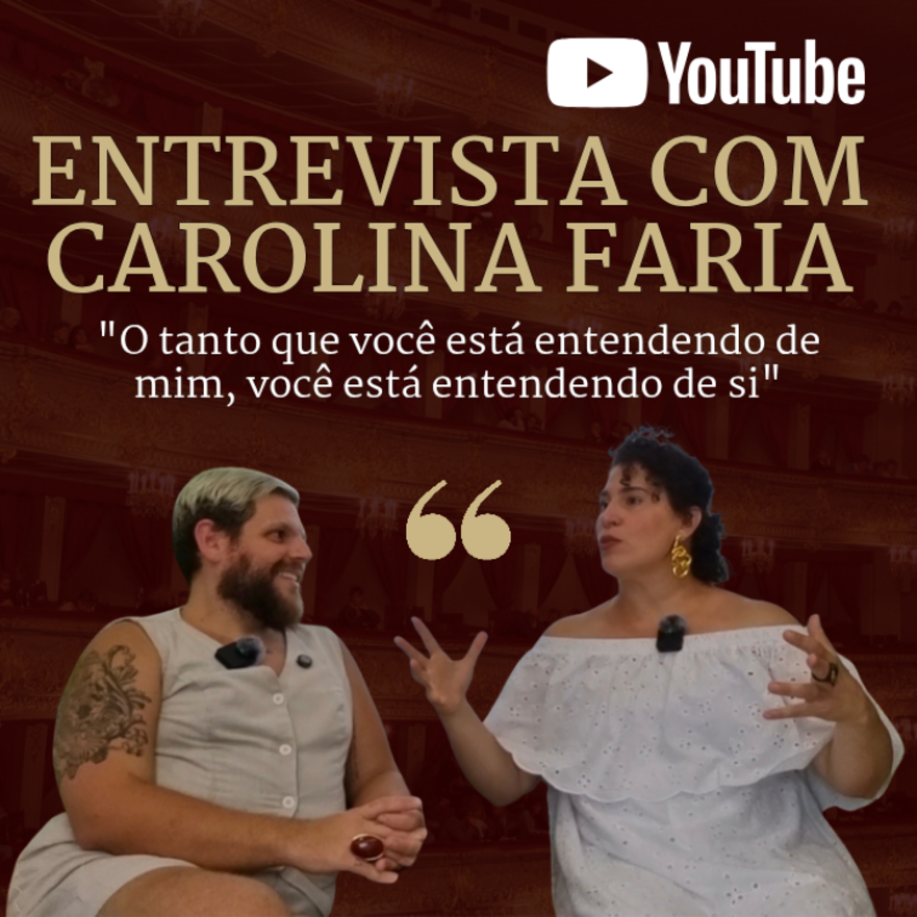 ENTREVISTA COM CAROLINA FARIA - POR LUCAS SPECK.  episode artwork