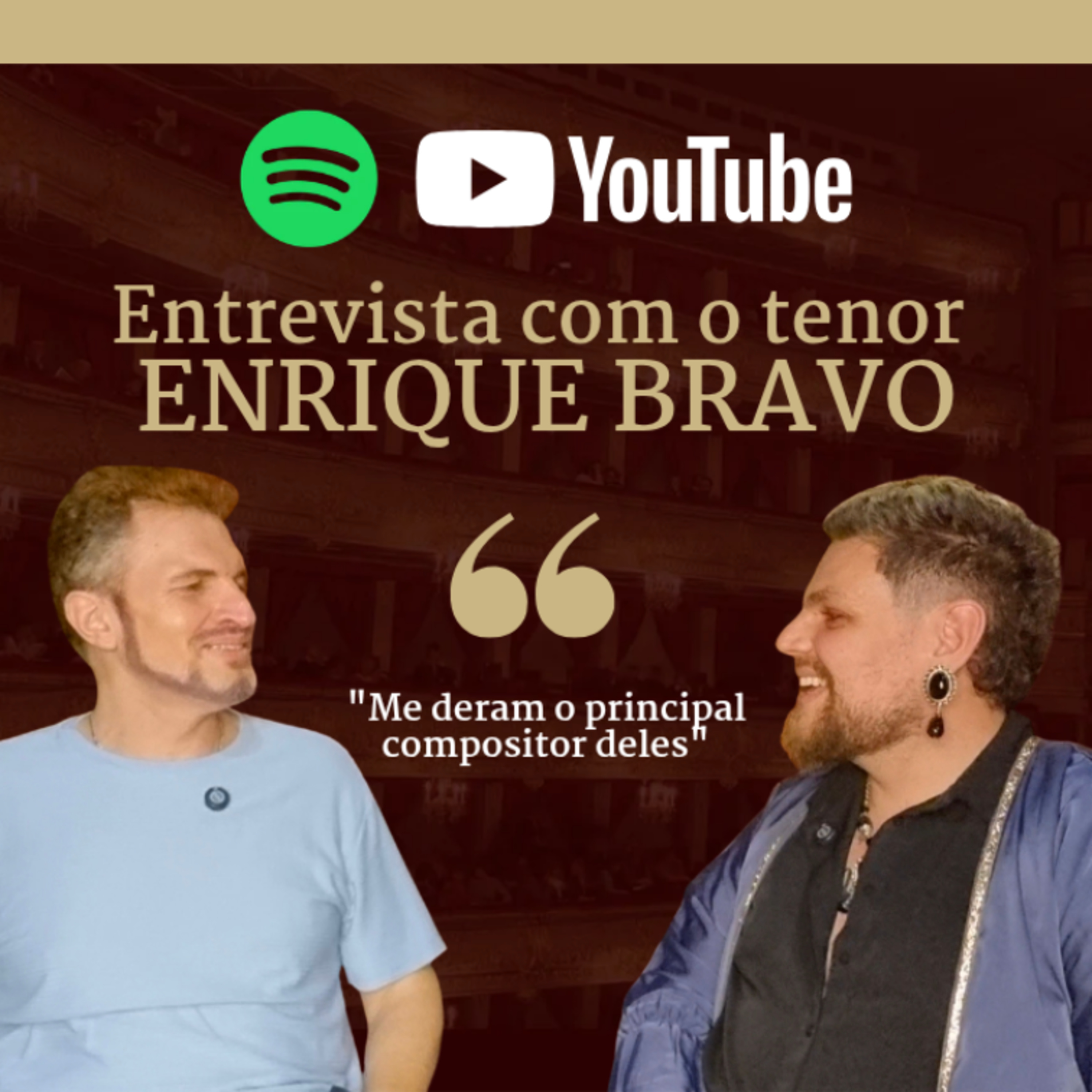 Lucas Speck entrevista o tenor Enrique Bravo  episode artwork