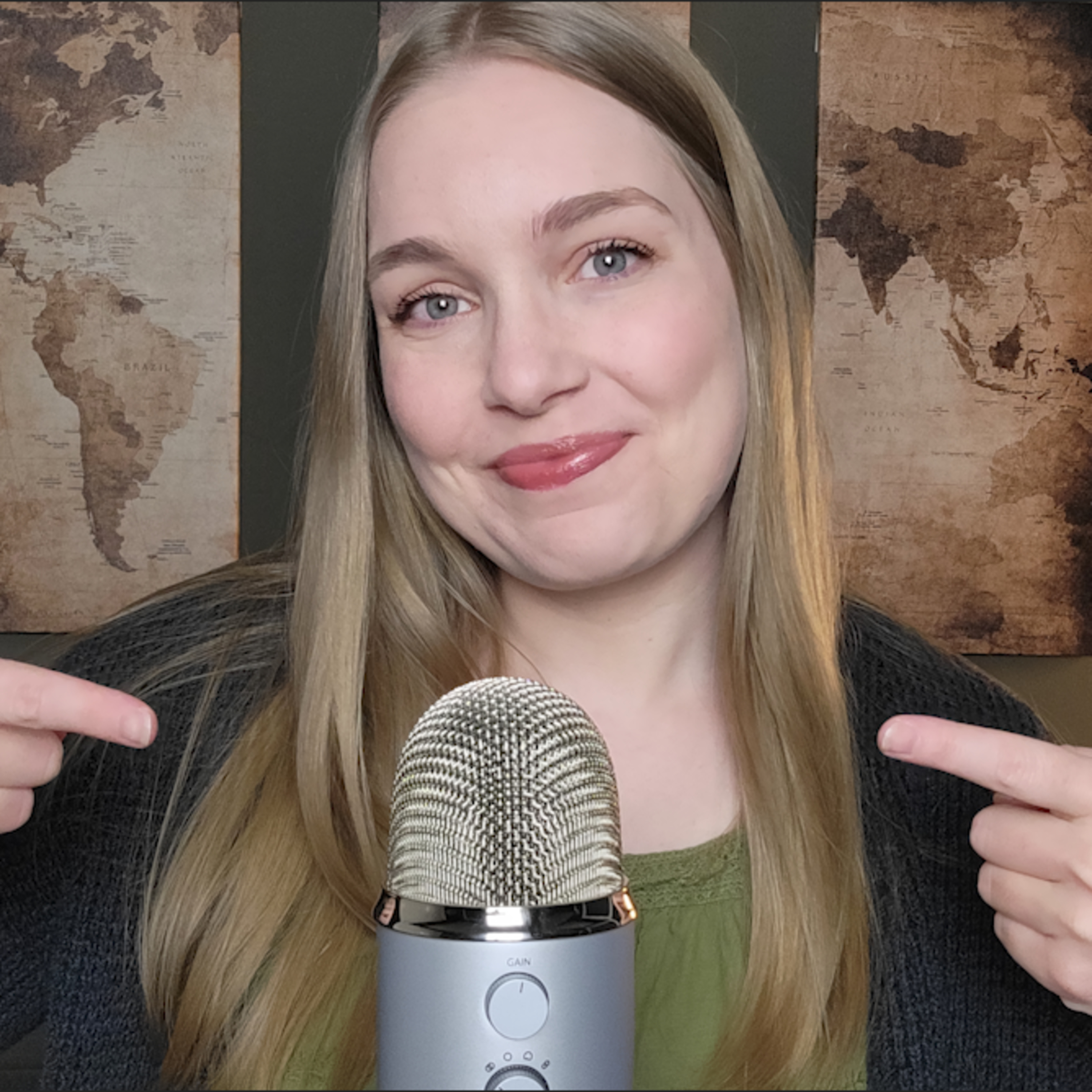 ASMR w/ my New Mic!! (Blue Yeti - mic brushing, cork, closeup whispers, and more!) episode artwork