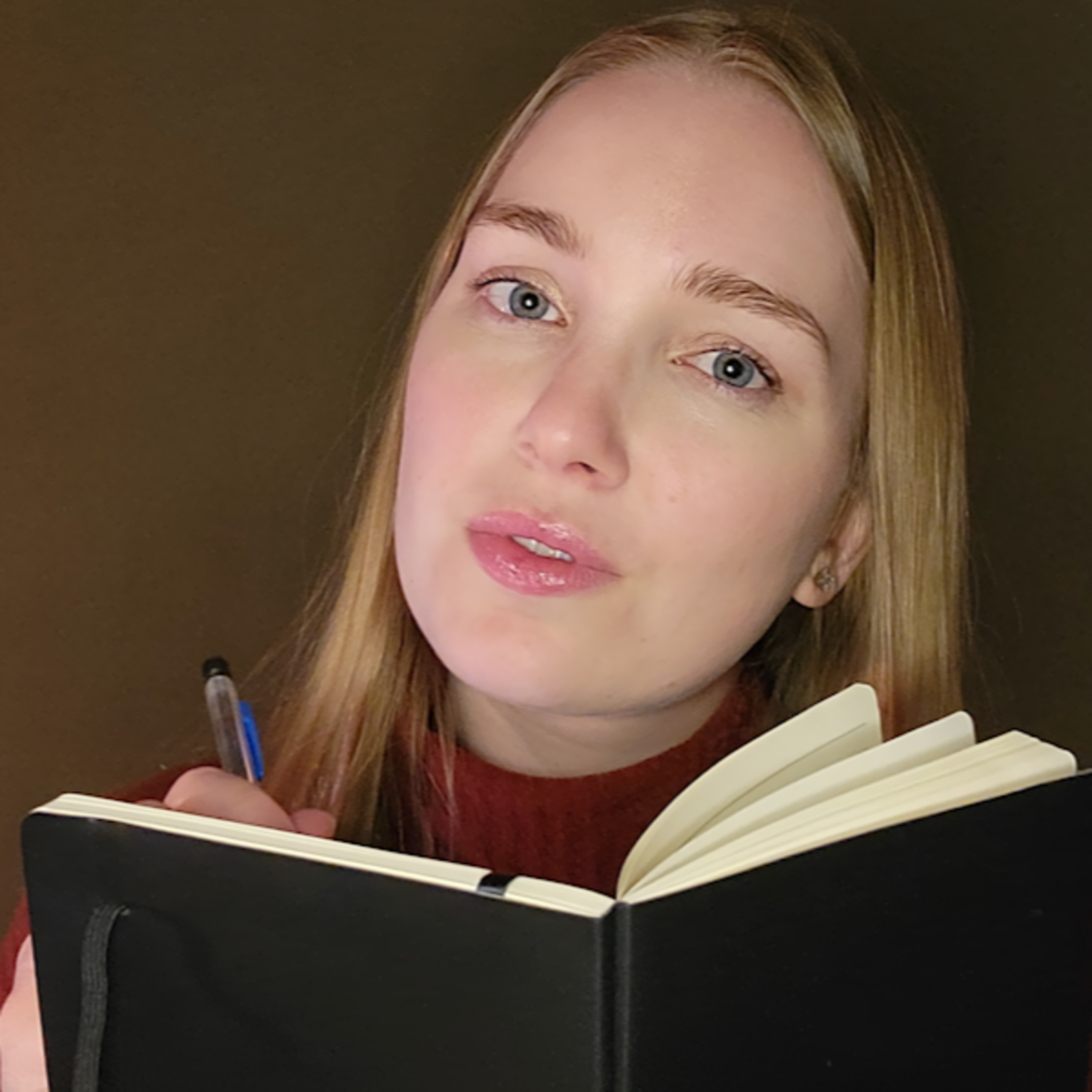 ASMR | Asking You Personal Questions (whispered, pencil sounds, crackling fireplace) episode artwork