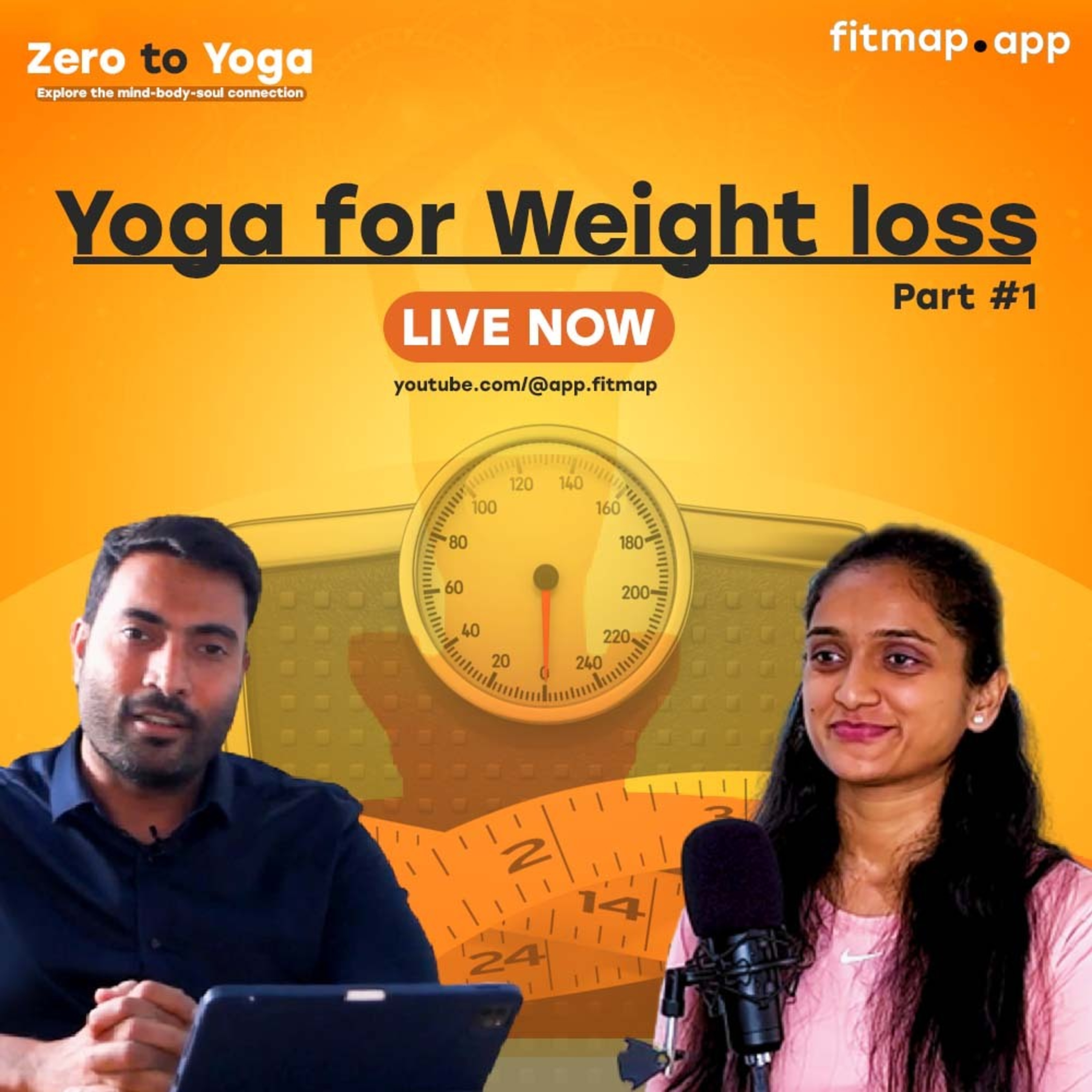 Yoga for Weight Loss | Weight loss with Yoga | Beginner Journey to Yoga | Episode - #7 - #1 | Fitmap episode artwork