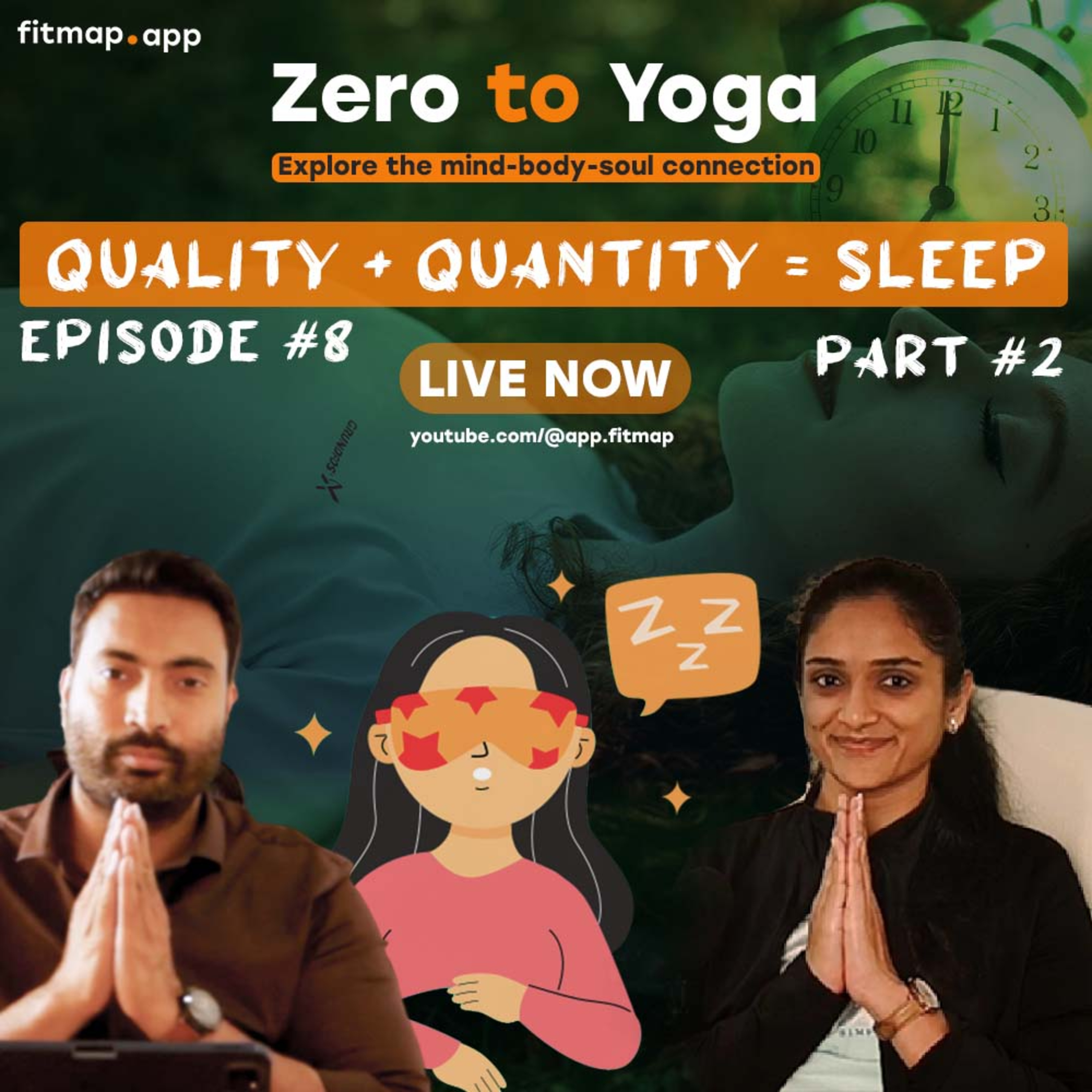 Yoga's Impact on Sleep Quality | Yoga-Sleep Connection | Beginner to Yoga | Ep - #8 - #2 | Fitmap episode artwork