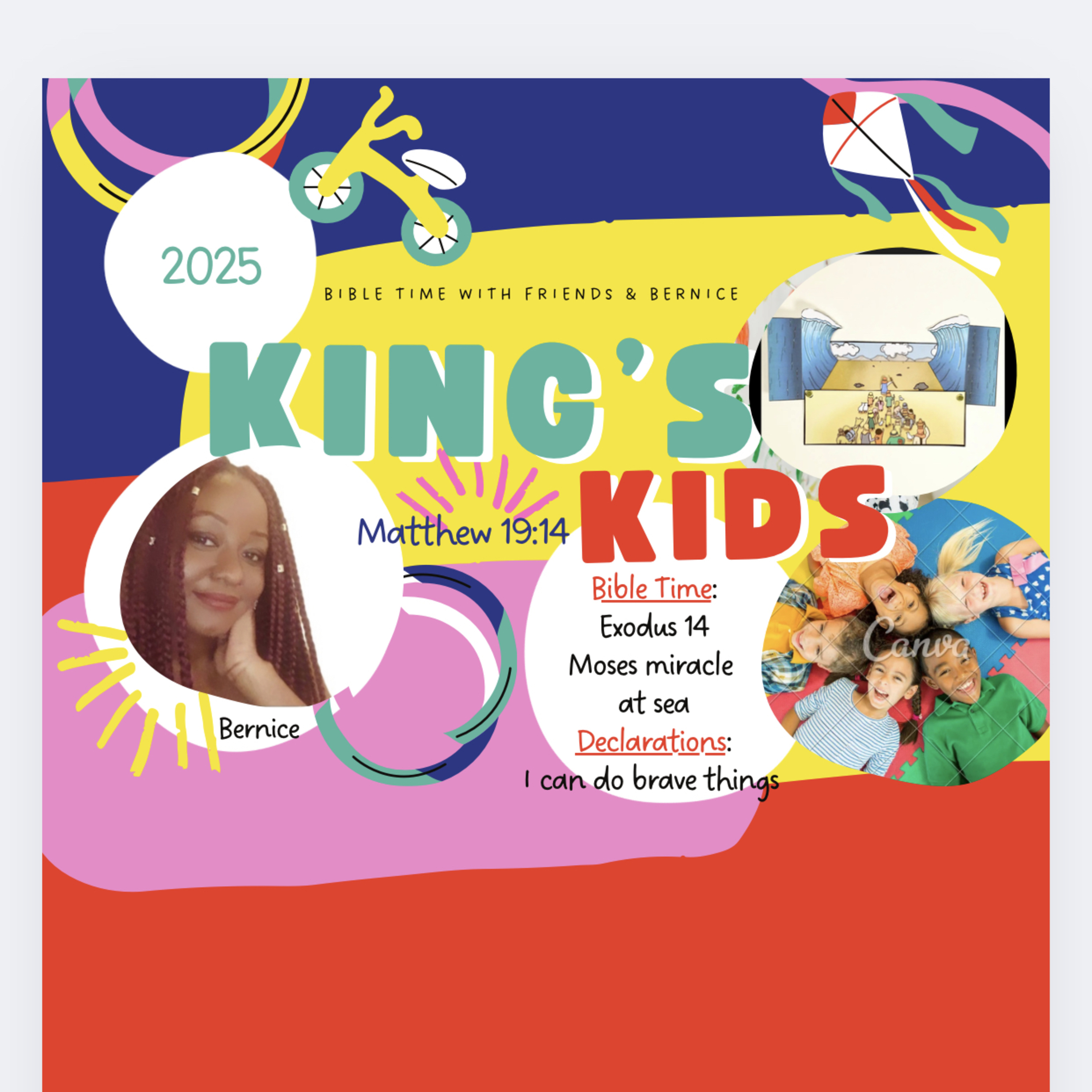 King’s Kids:Bible time-God,All Powerful (Moses does Miracles🌊) ages 5 & up episode artwork