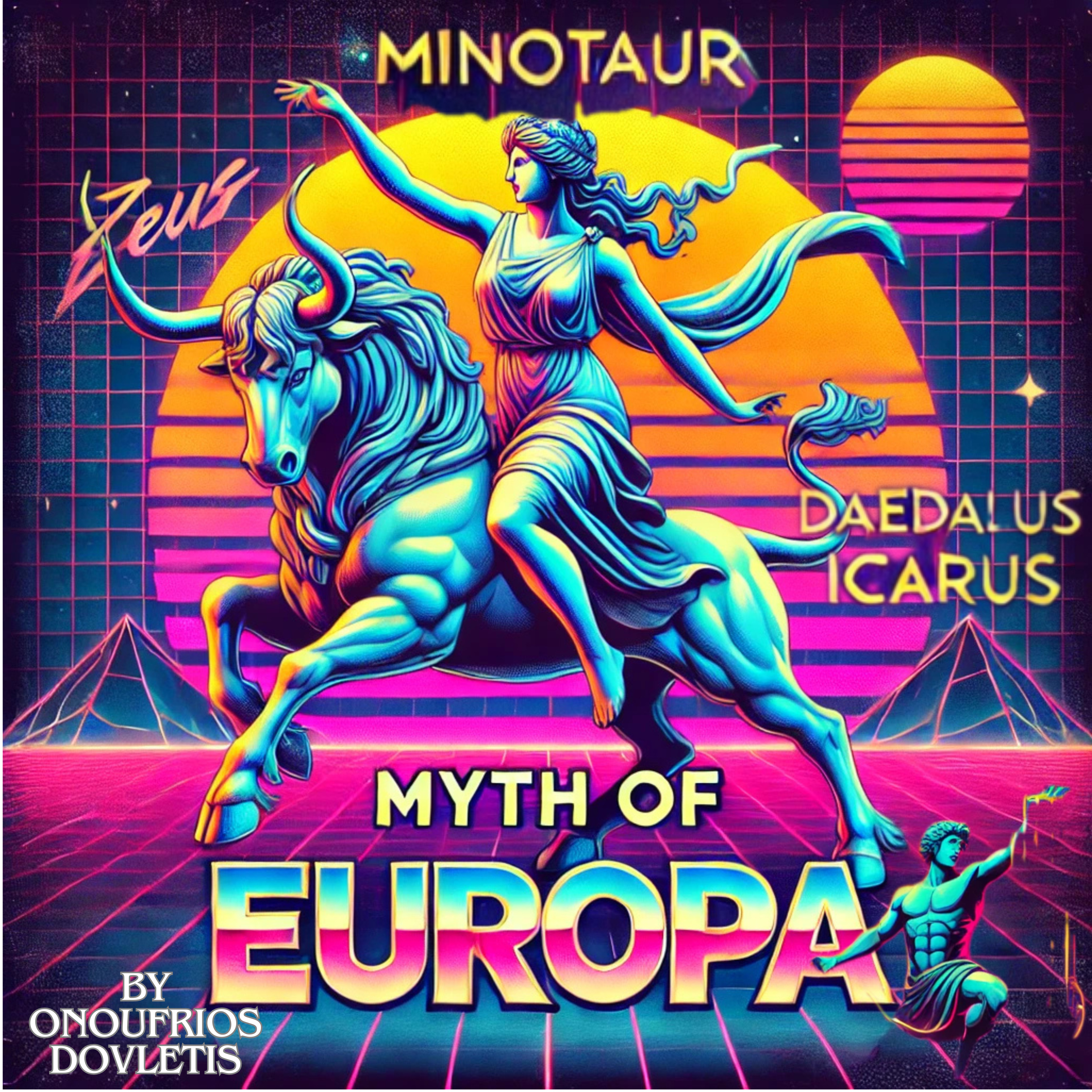 Myth of Europa, Minotaur, Theseus, Daedalus & Icarus  episode artwork