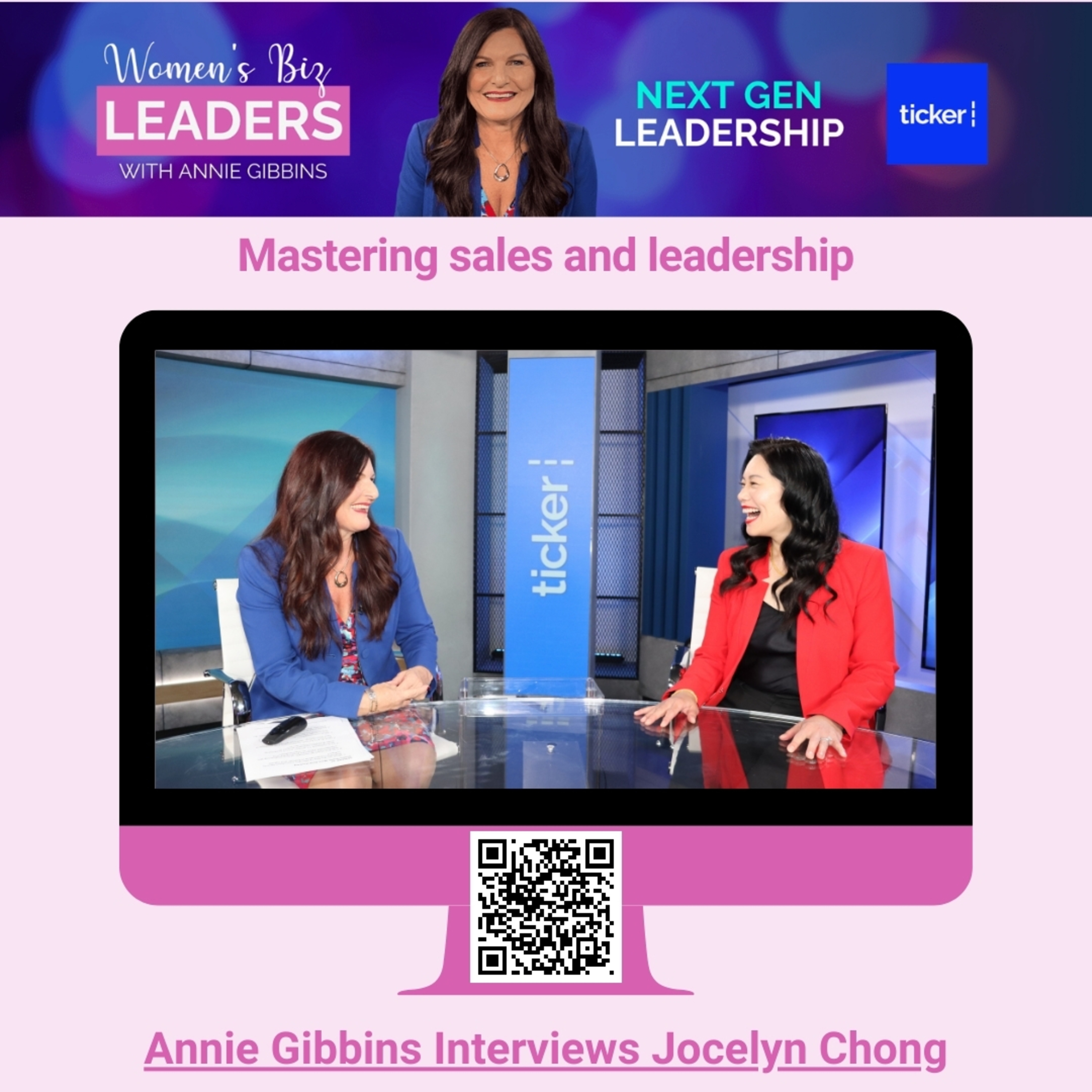 Ep 1: Mastering Sales and Leadership with Jocelyn Chong | Women's Biz Leaders episode artwork