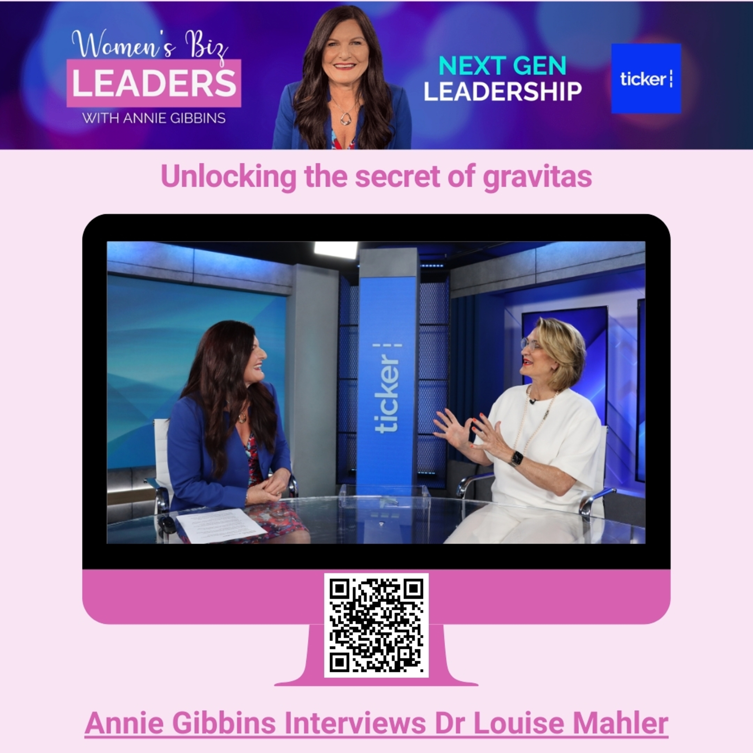 Ep 3: Navigating Challenging Workplace Situations with Dr. Louise Mahler | Women's Biz Leaders episode artwork