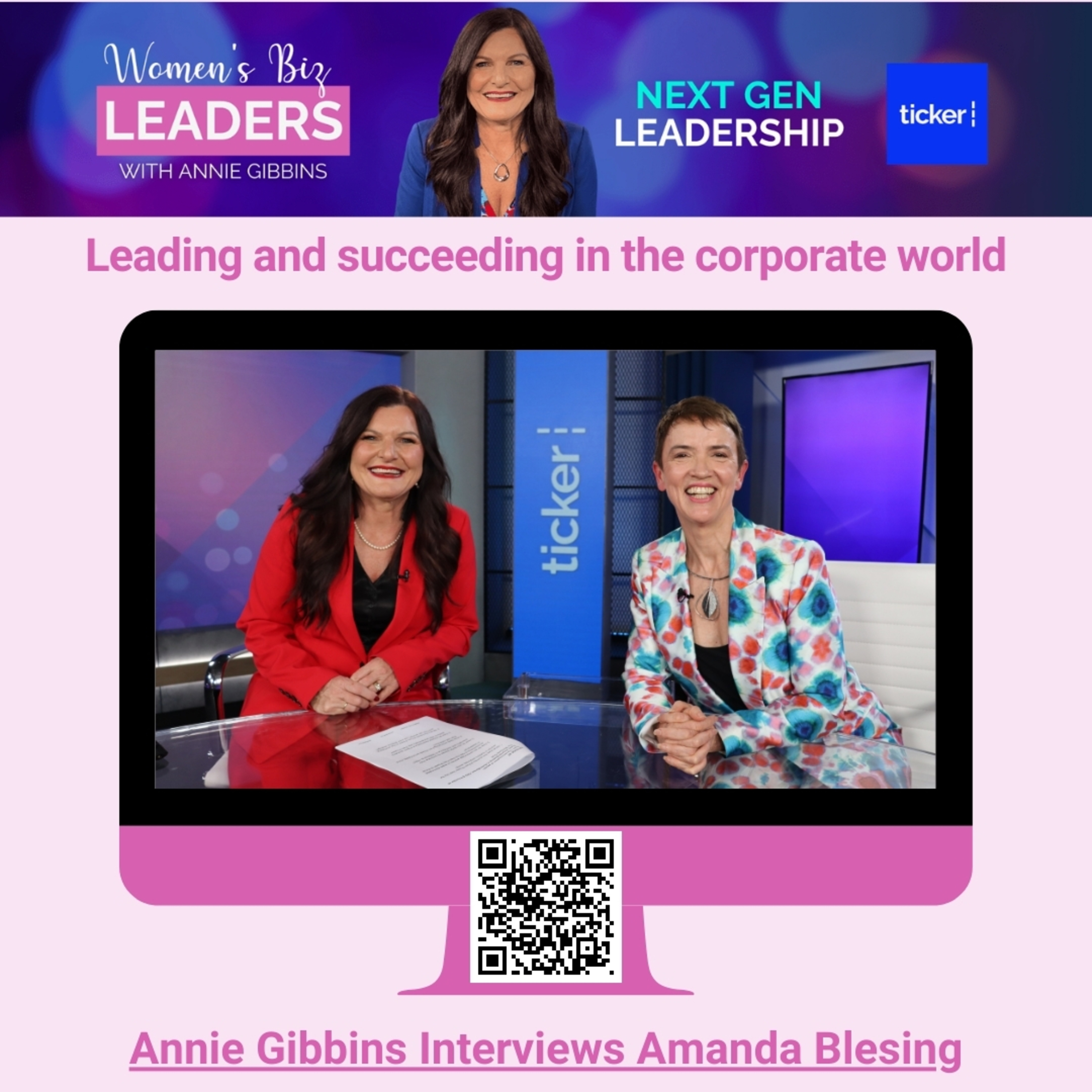 Ep 7: Feminisation of Wealth - Unleashing Fem Power with Amanda Blesing | Women's Biz Leaders episode artwork