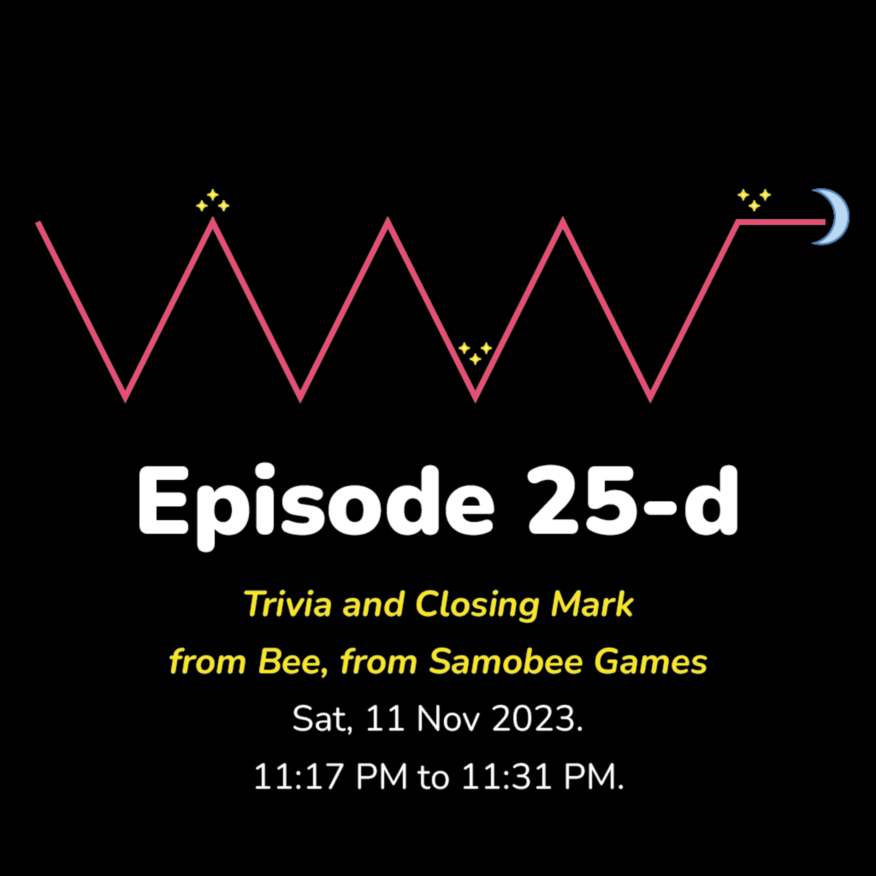 (EN/ID) #WMR EP 25: Trivia and Closing Mark from Bee, from Samobee Games • #WeeklyMidnightRadio episode artwork