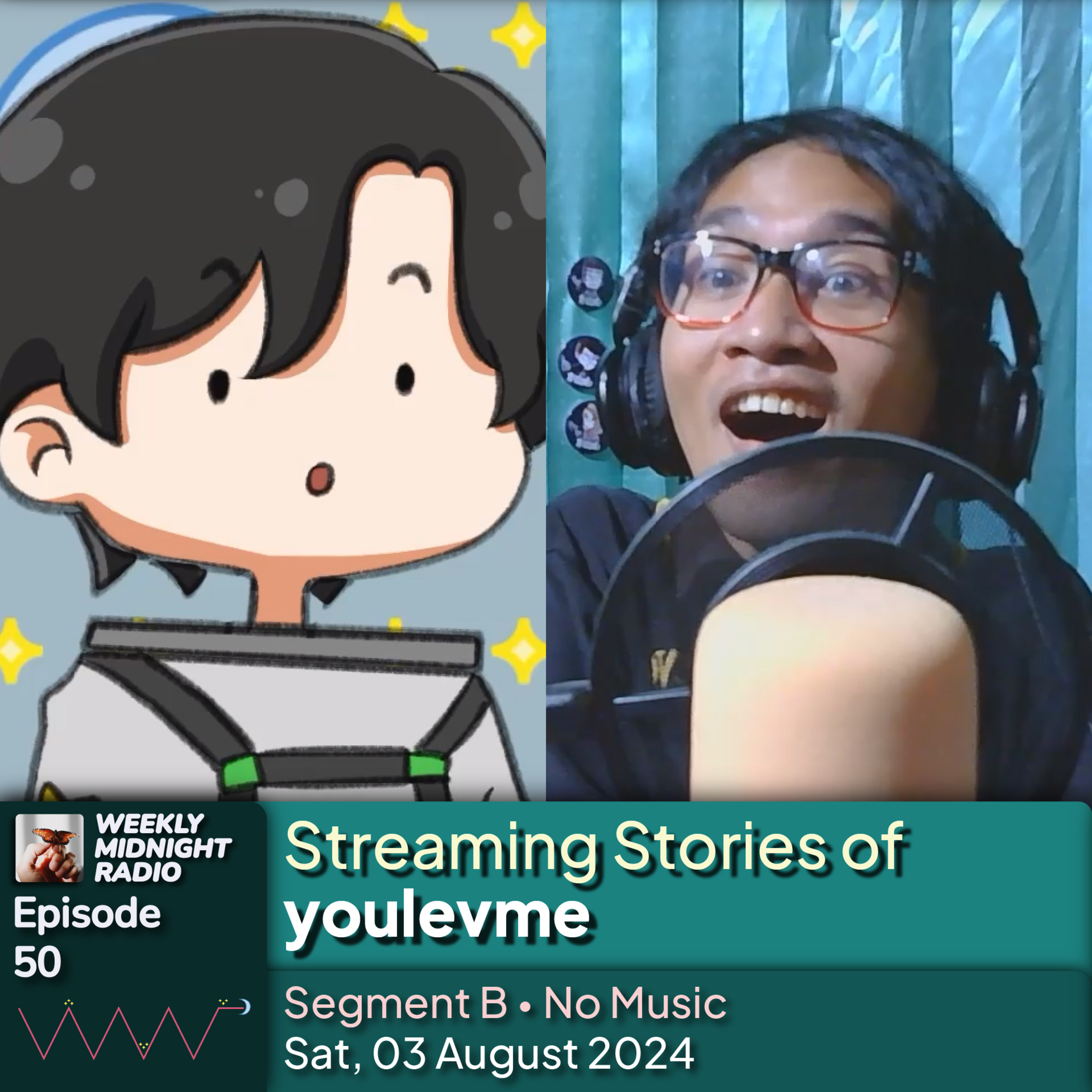 (ID/EN) #WMR EP 50: Streaming Stories of @youlevme • #WeeklyMidnightRadio episode artwork