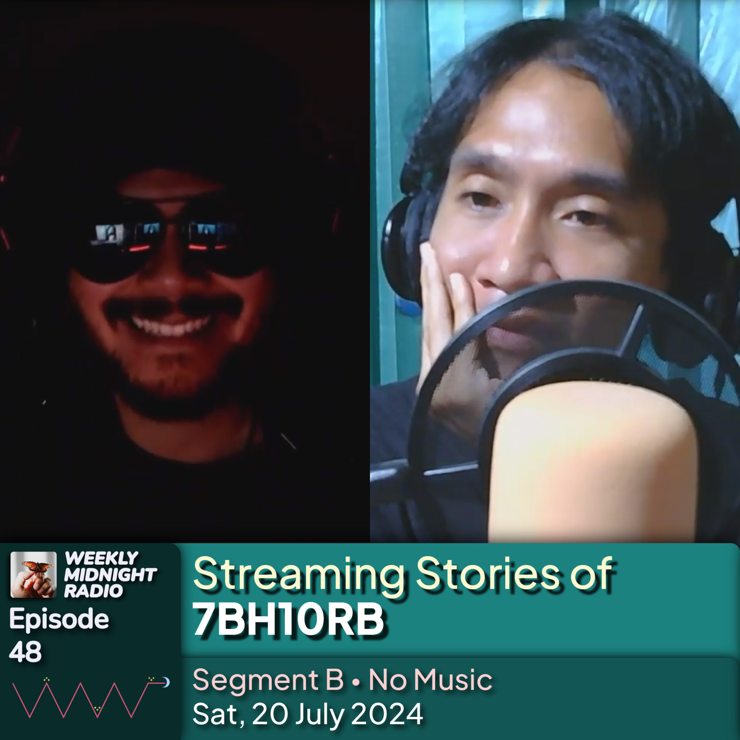 (ID/EN) #WMR EP 48: Streaming Stories of @7BH10RB • #WeeklyMidnightRadio episode artwork